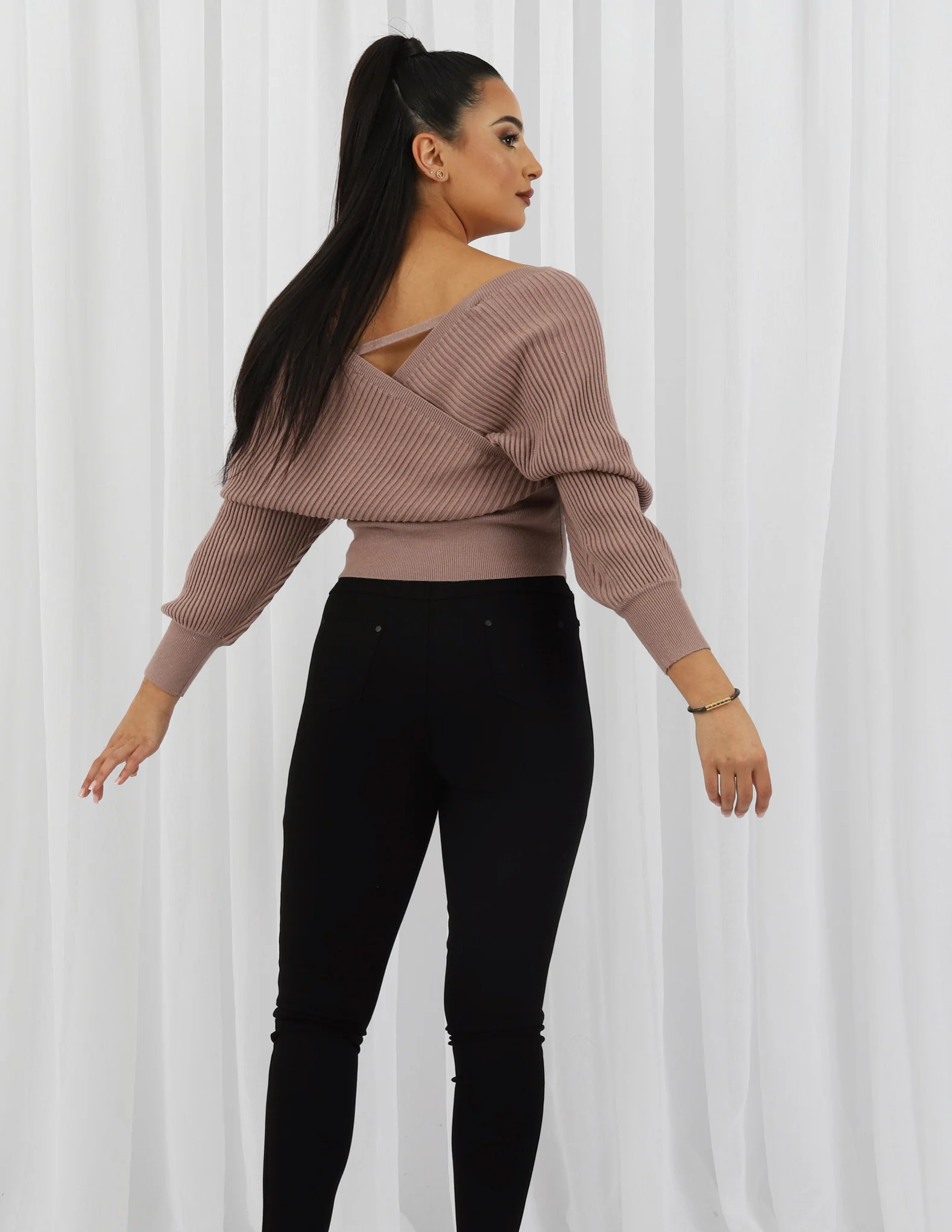 Cross Over Knit Top - Image 5