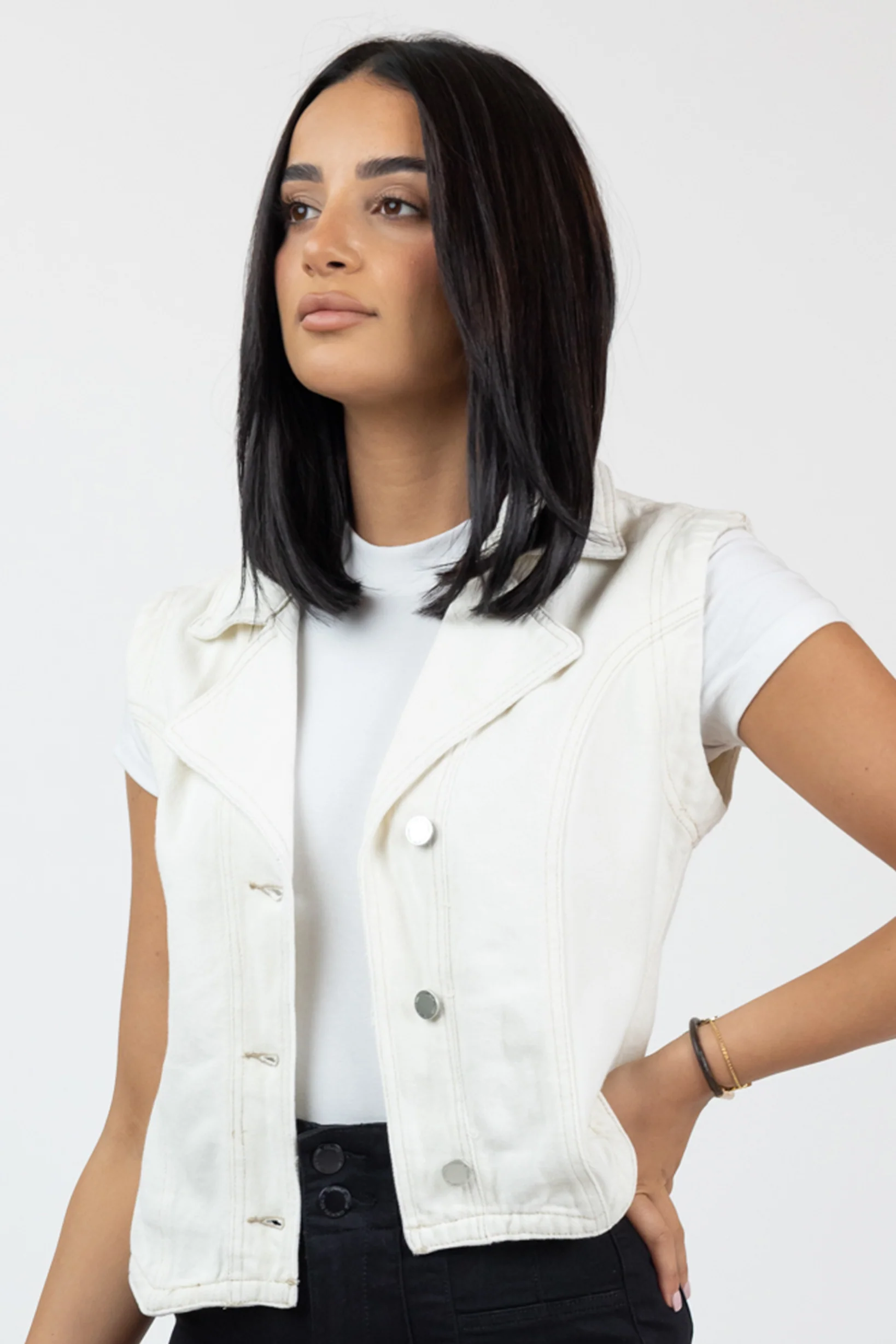 Dalia Denim Vest - Image 3