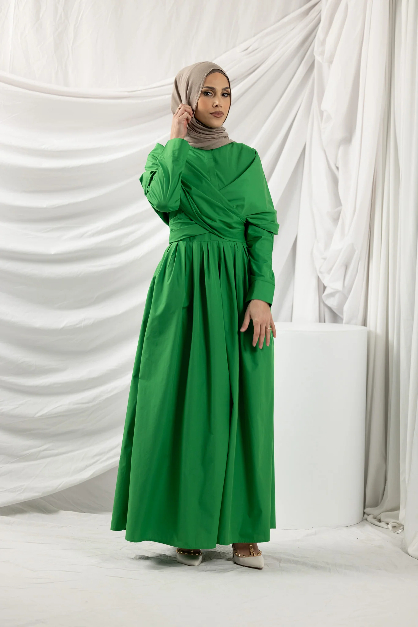 Danae Cross Body Maxi Dress - Image 11