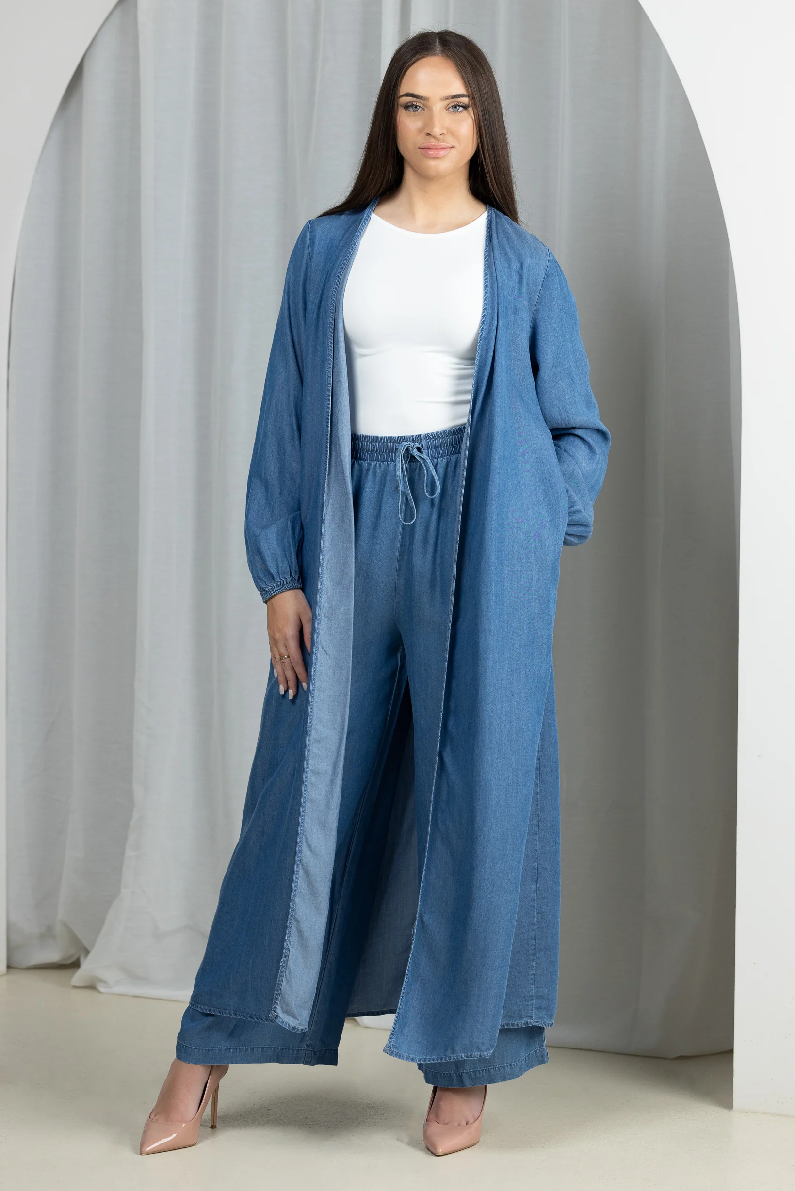 Dania Denim Cardigan - Image 6