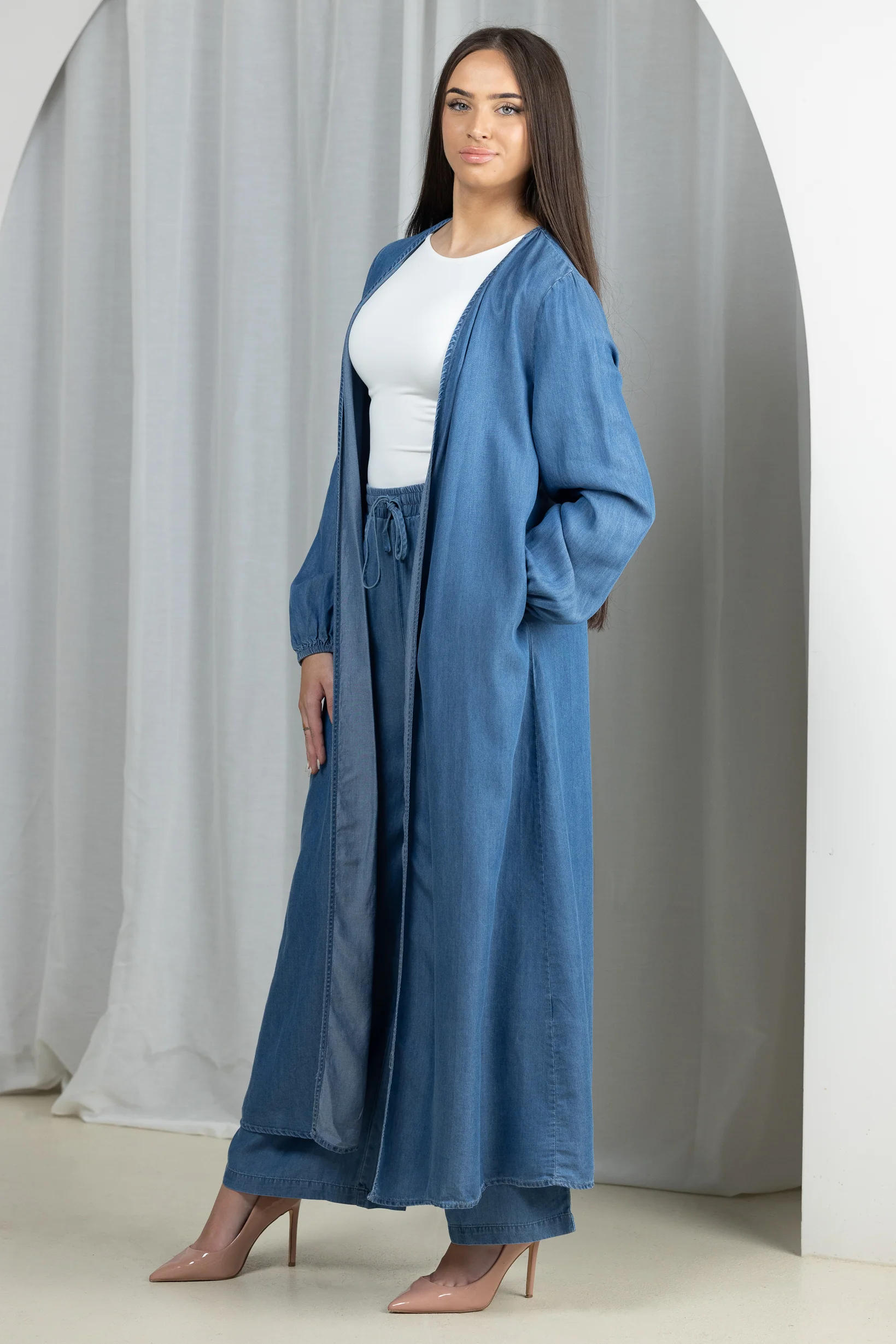 Dania Denim Cardigan - Image 7