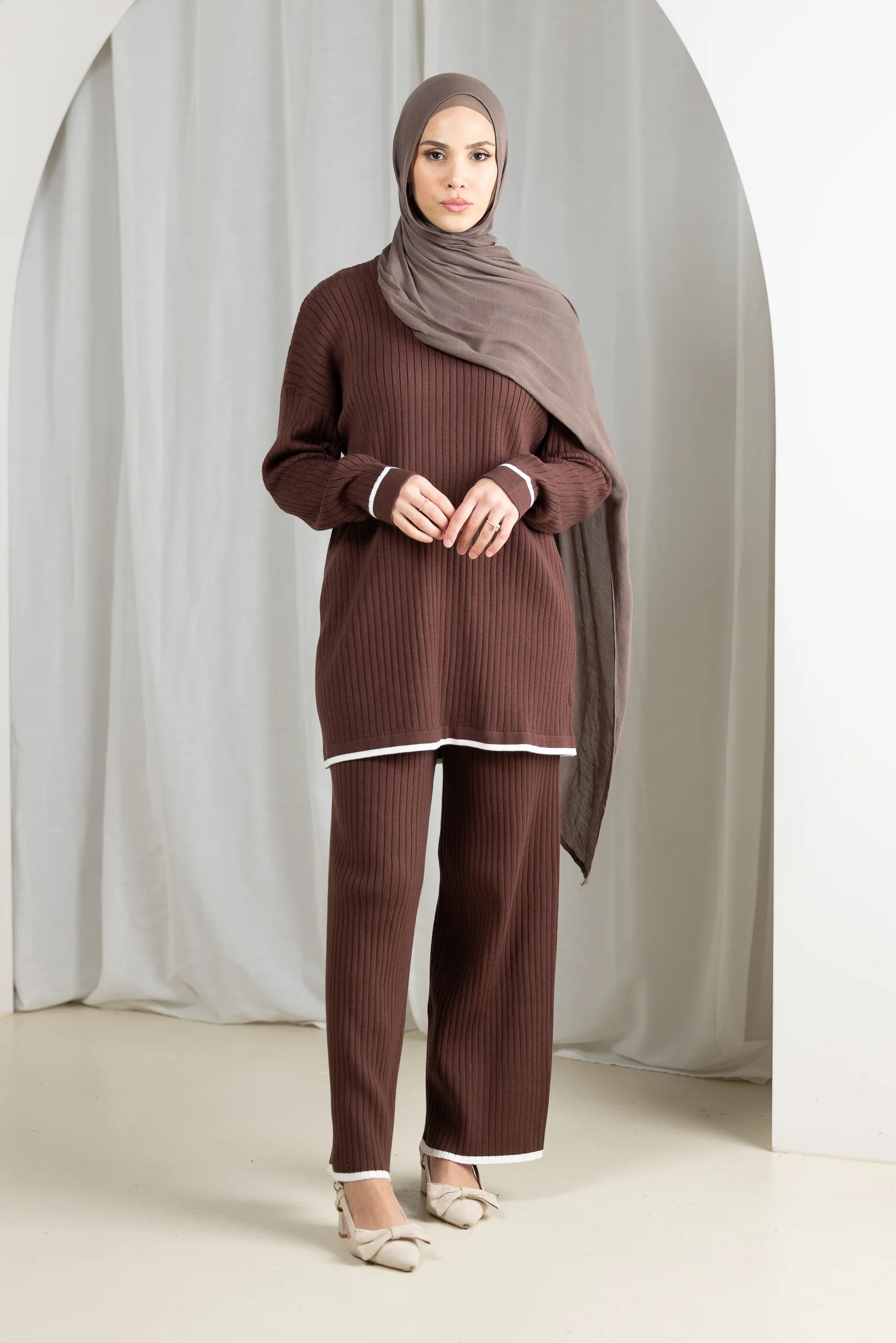 Daria Knit Top and Pants Set - Image 8