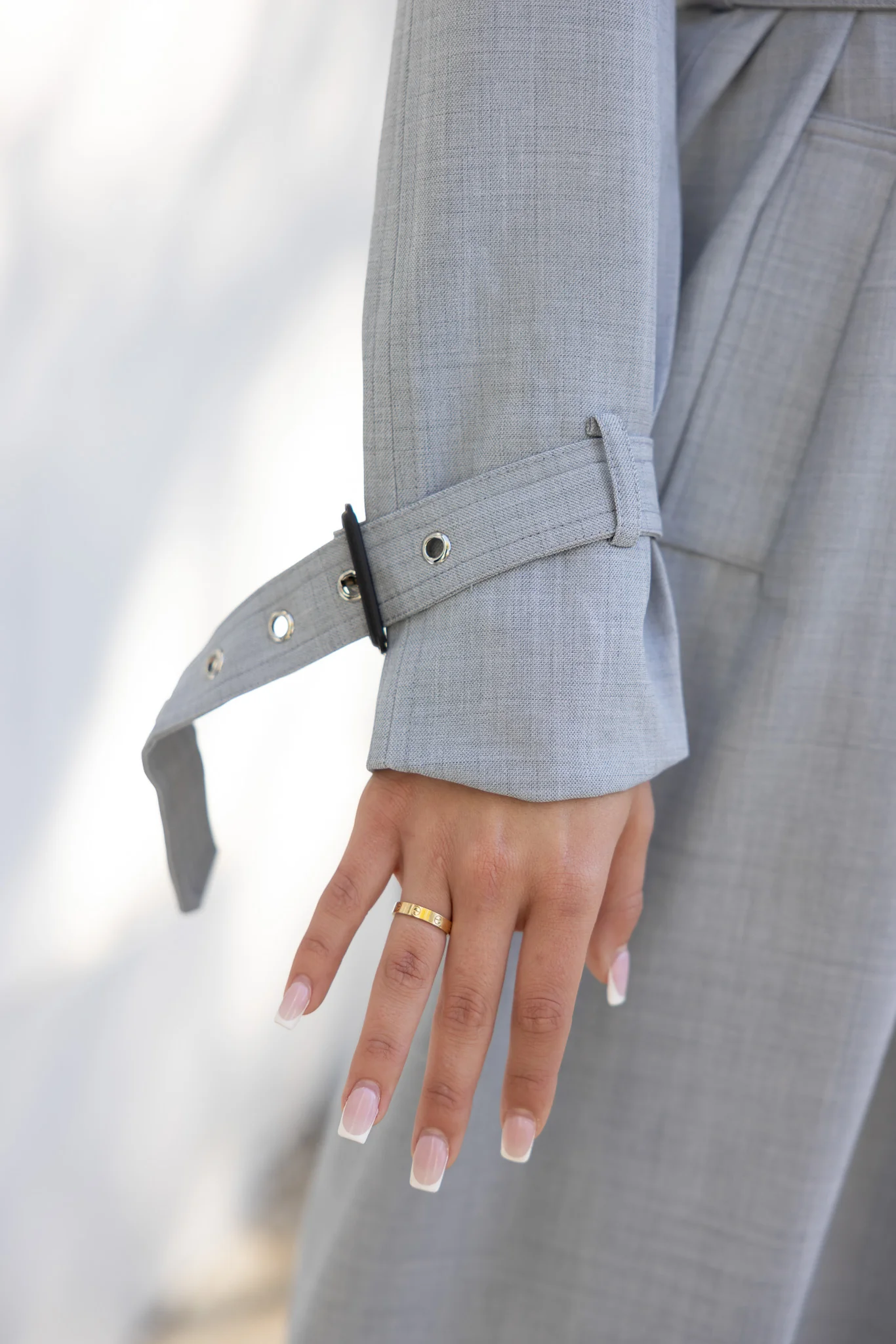 Didi Detailed Trench Jacket - Image 12