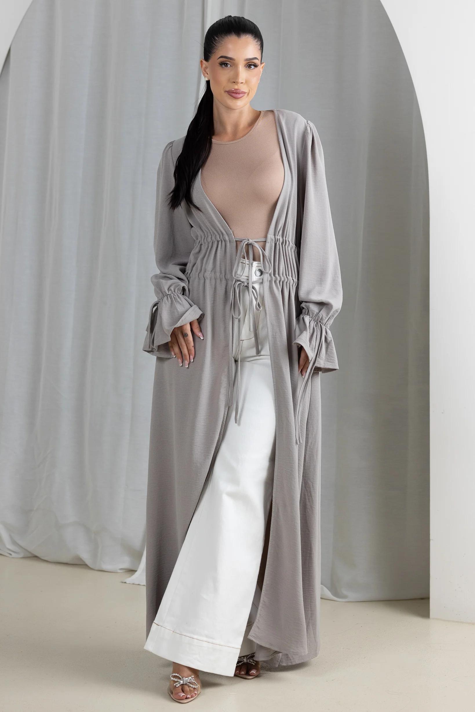 Donna Dual Tie Cardigan - Image 4