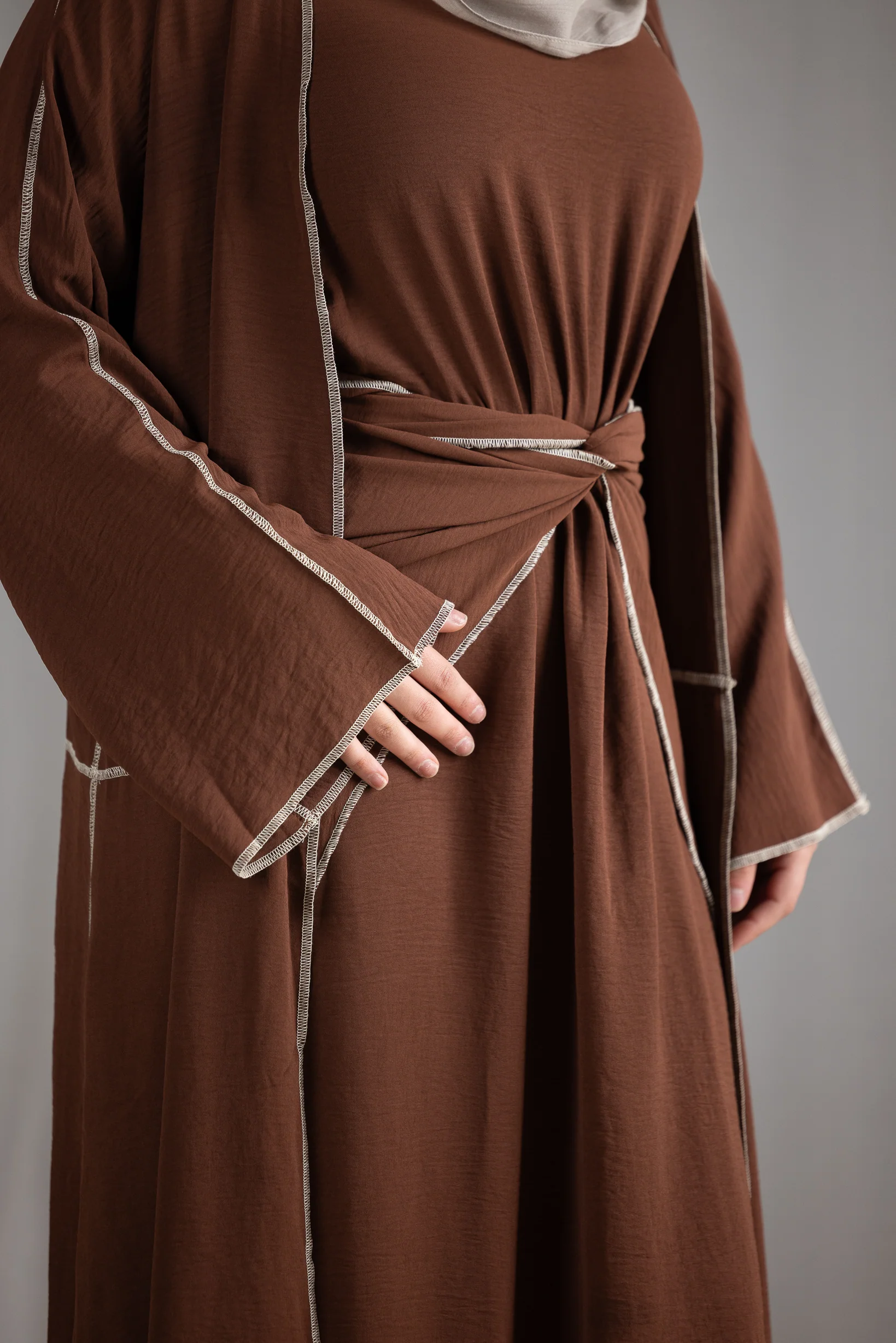 Dounya 3pc Abaya Set - Image 16
