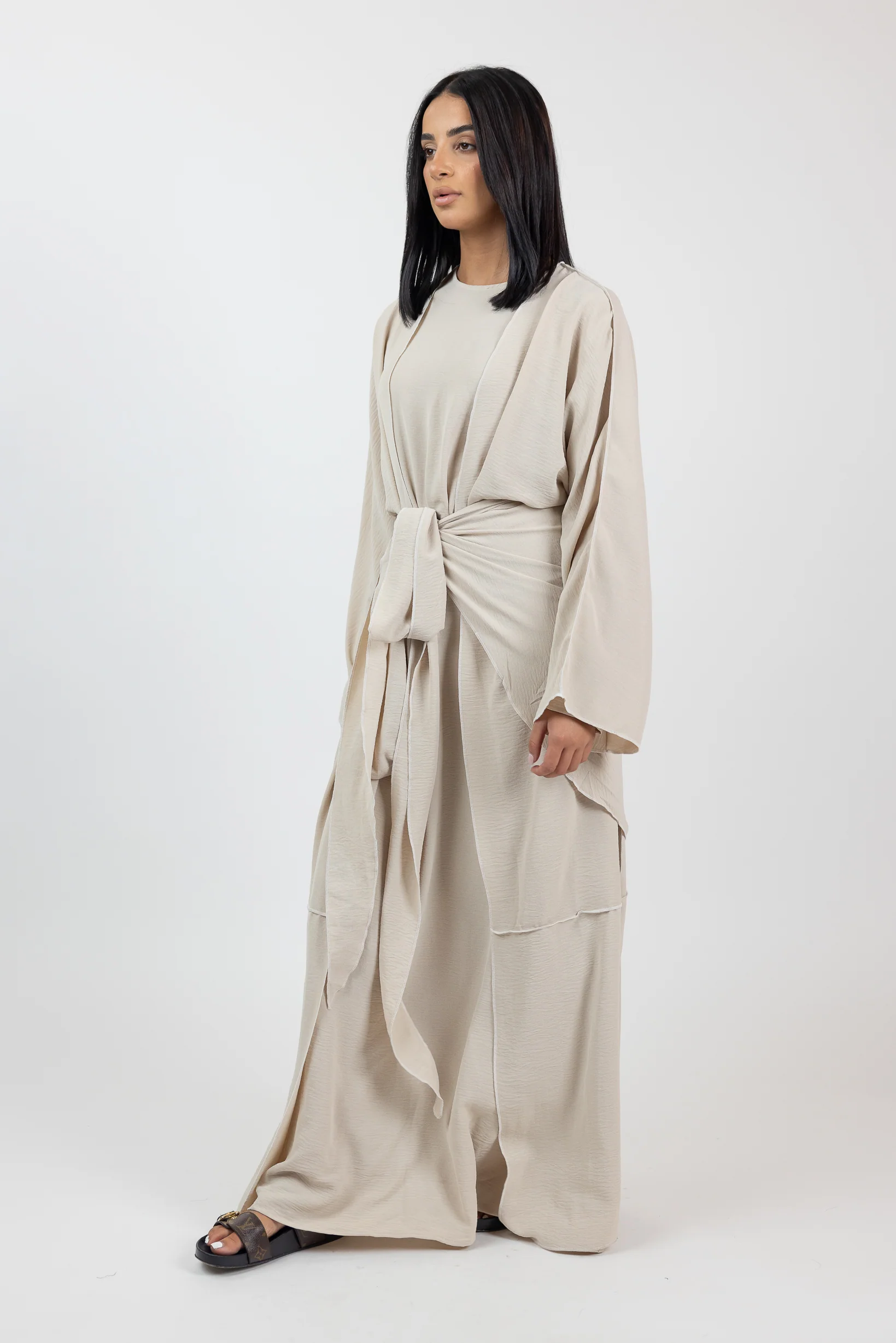 Dounya 3pc Abaya Set - Image 31
