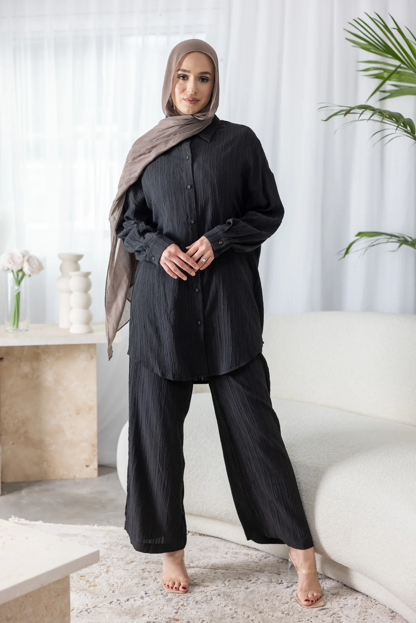 Dream Longline Textured Pants - Image 6