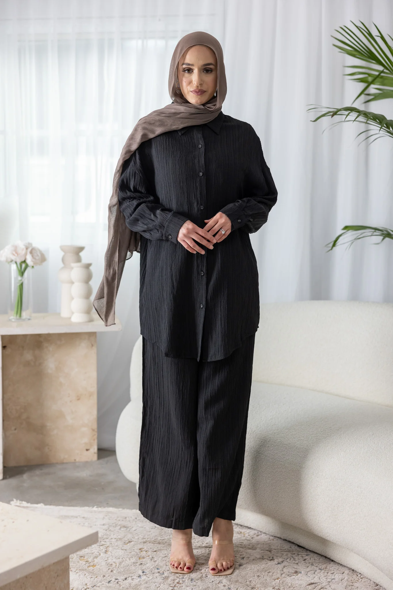 Dream Longline Textured Pants - Image 8