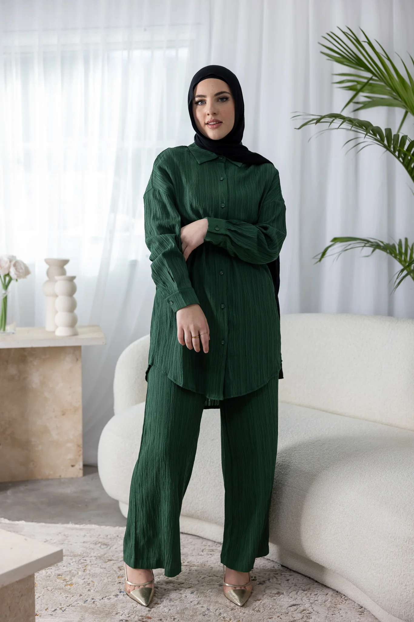 Dream Longline Textured Shirt - Image 16