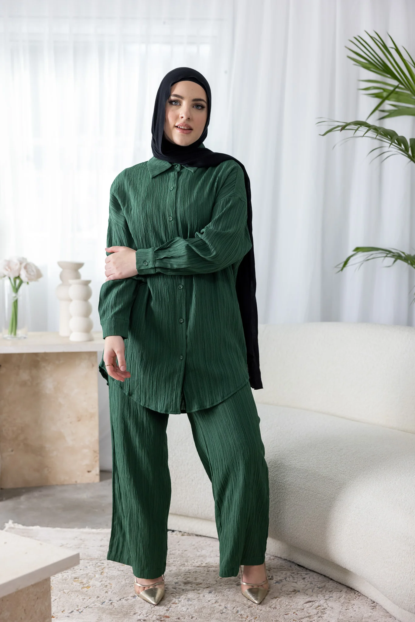 Dream Longline Textured Shirt - Image 17