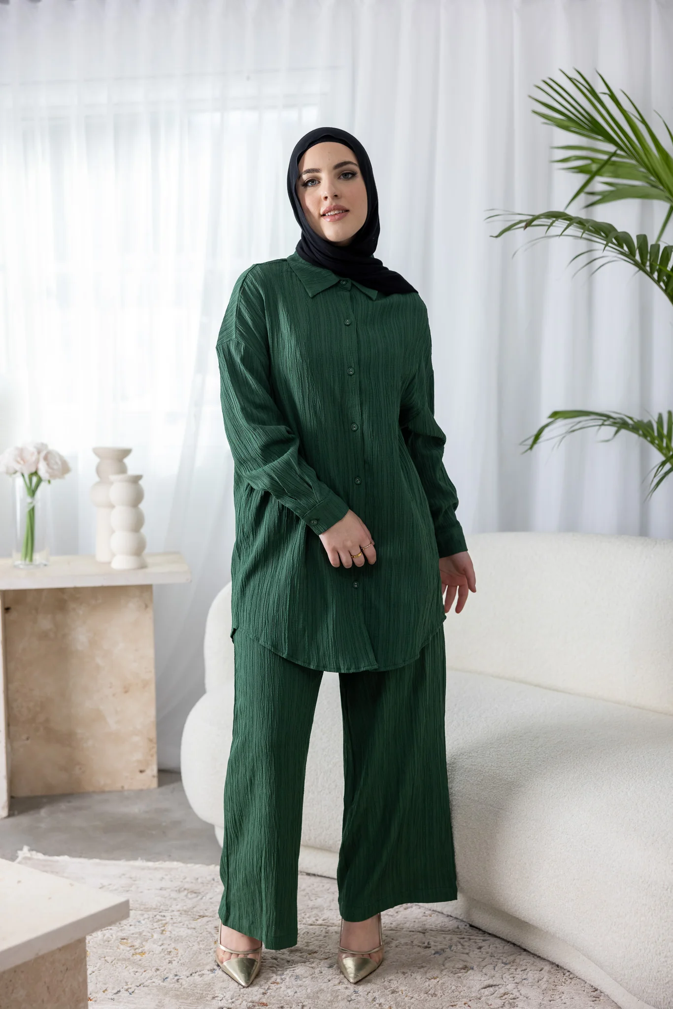 Dream Longline Textured Shirt - Image 18