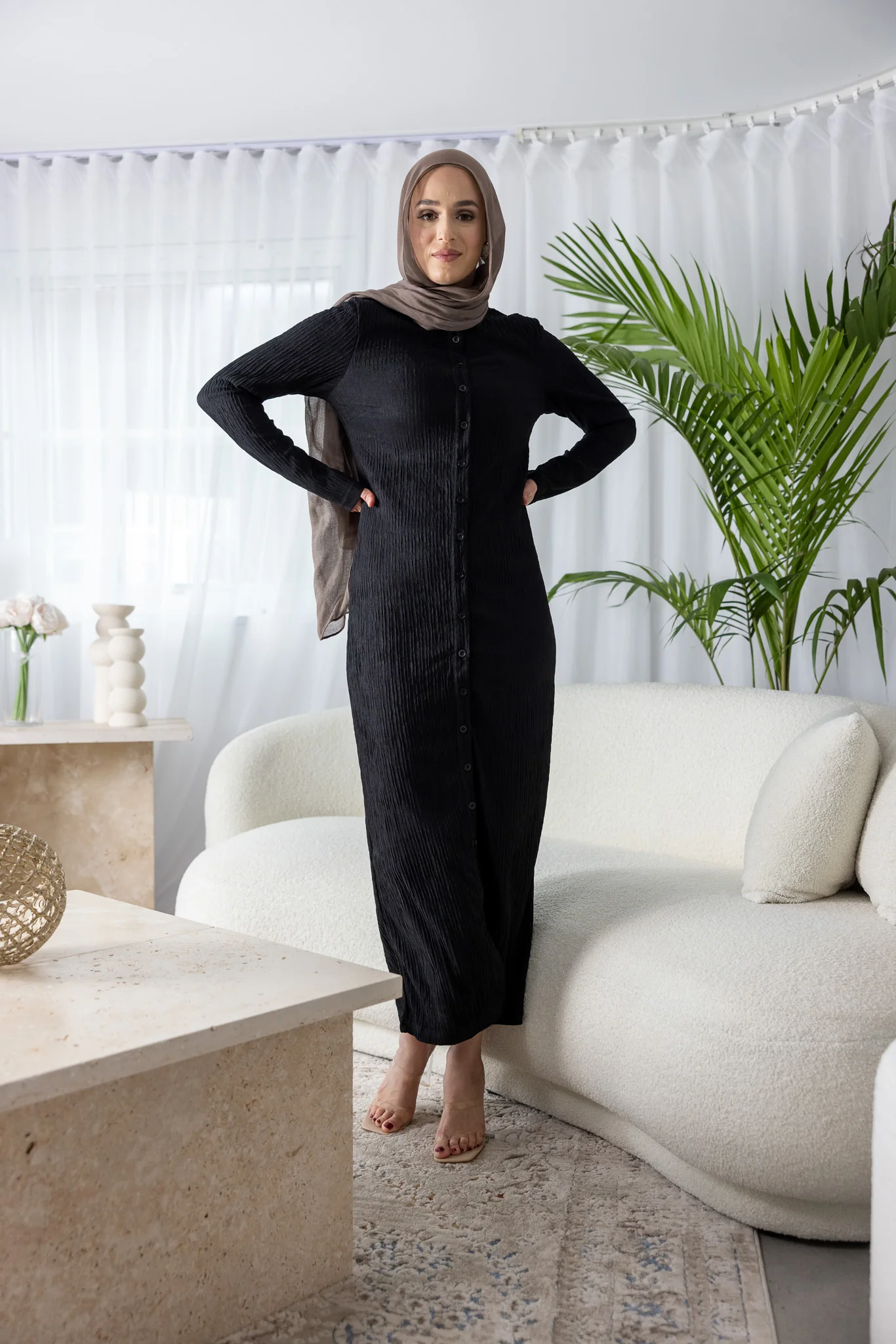 Dream Textured Shirt Dress - Image 3