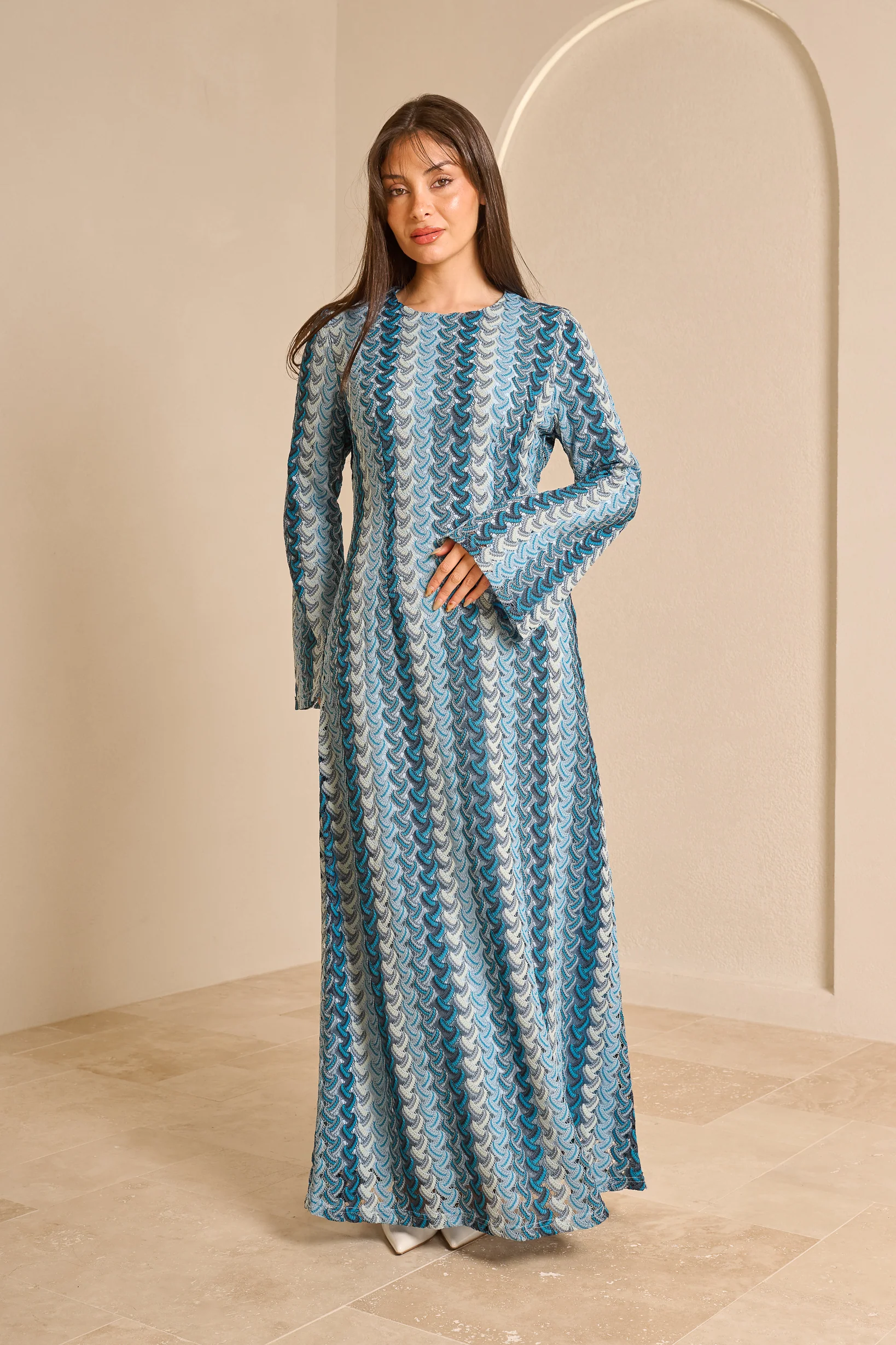 Èlan Chevron Muse Dress