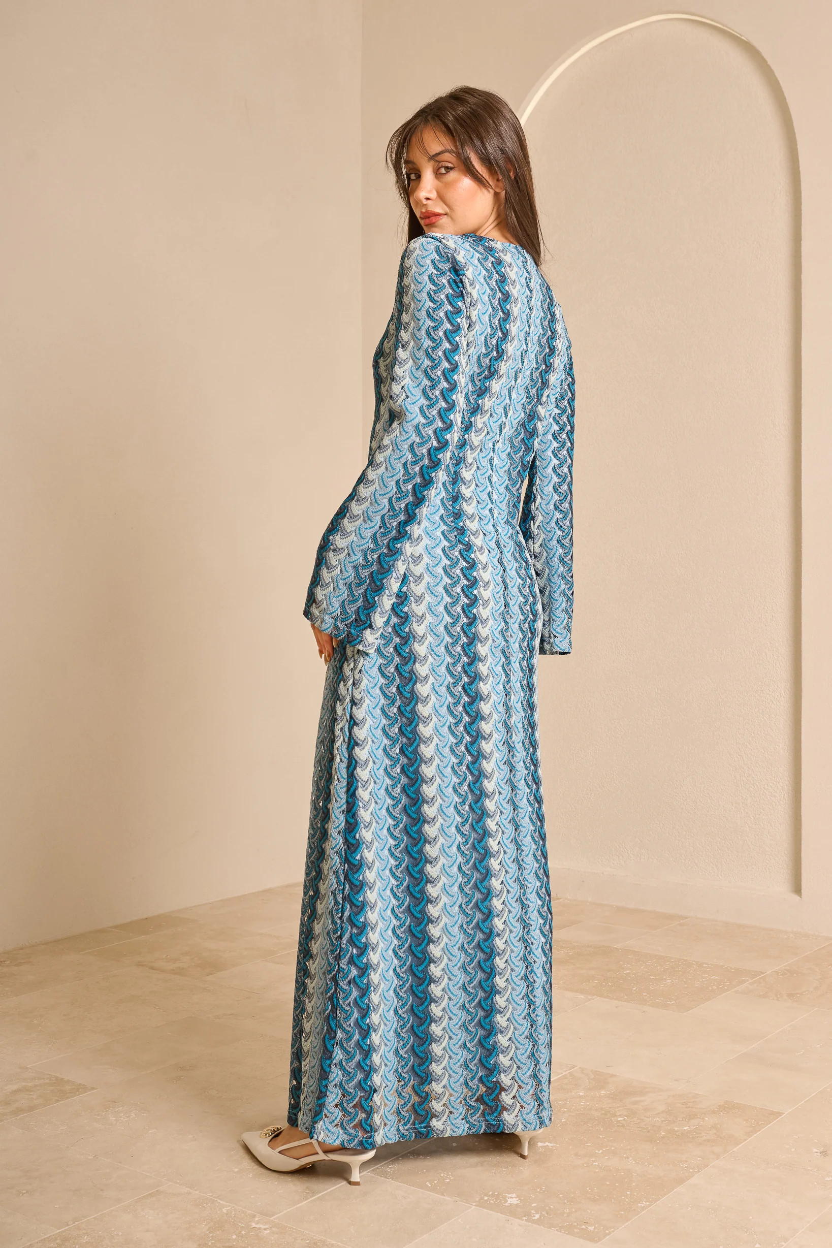 Èlan Chevron Muse Dress - Image 5