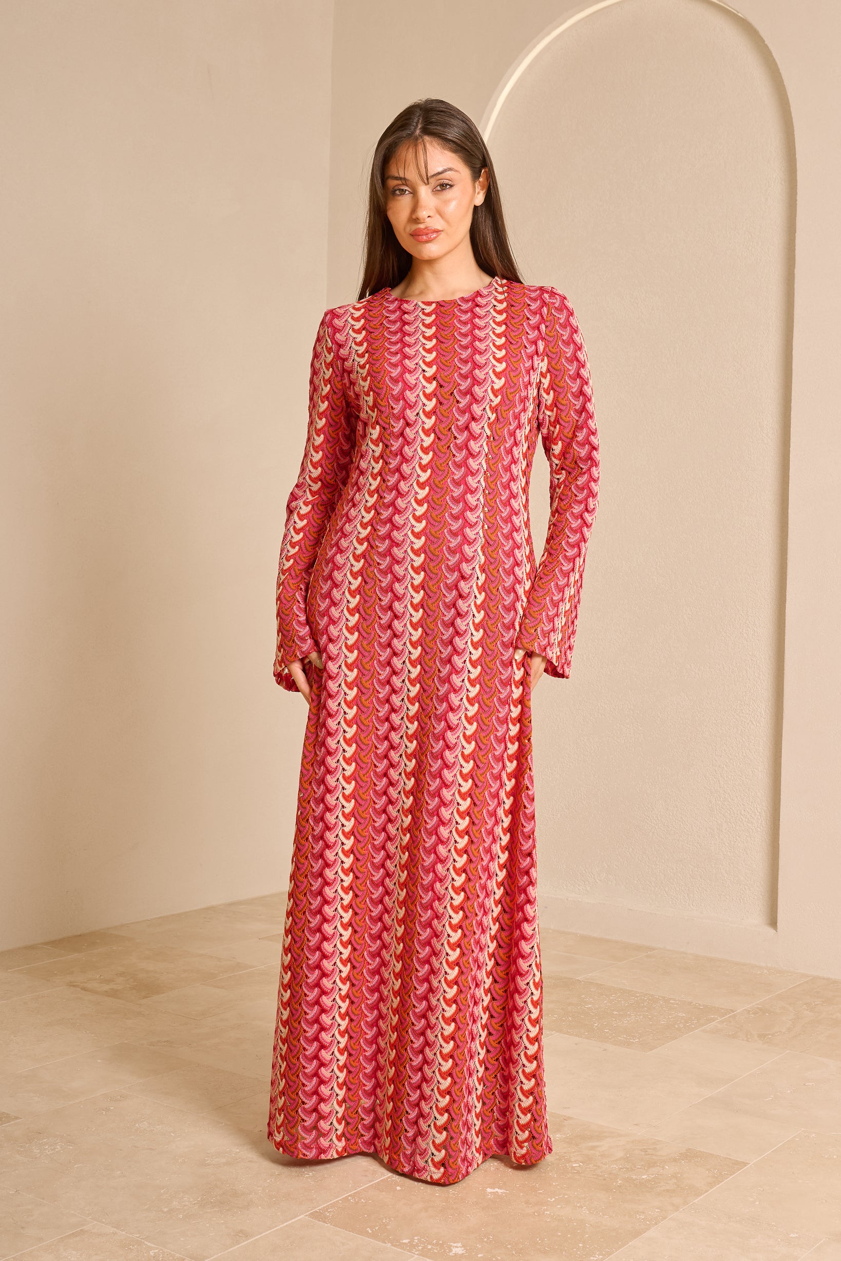 Èlan Chevron Muse Dress - Image 6