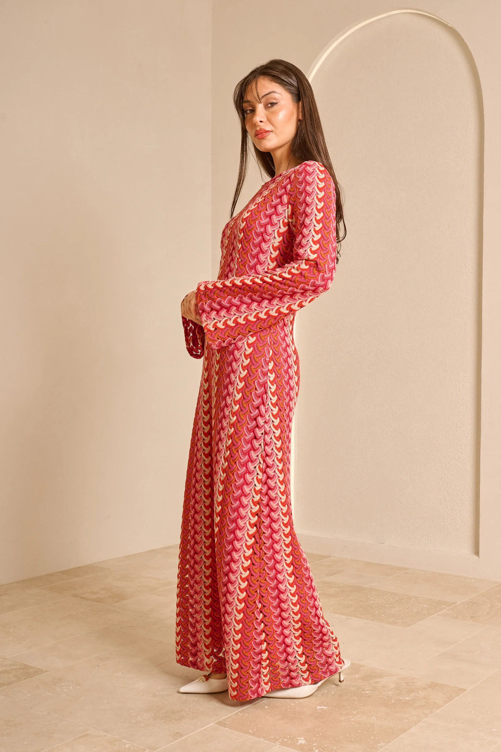 Èlan Chevron Muse Dress - Image 8