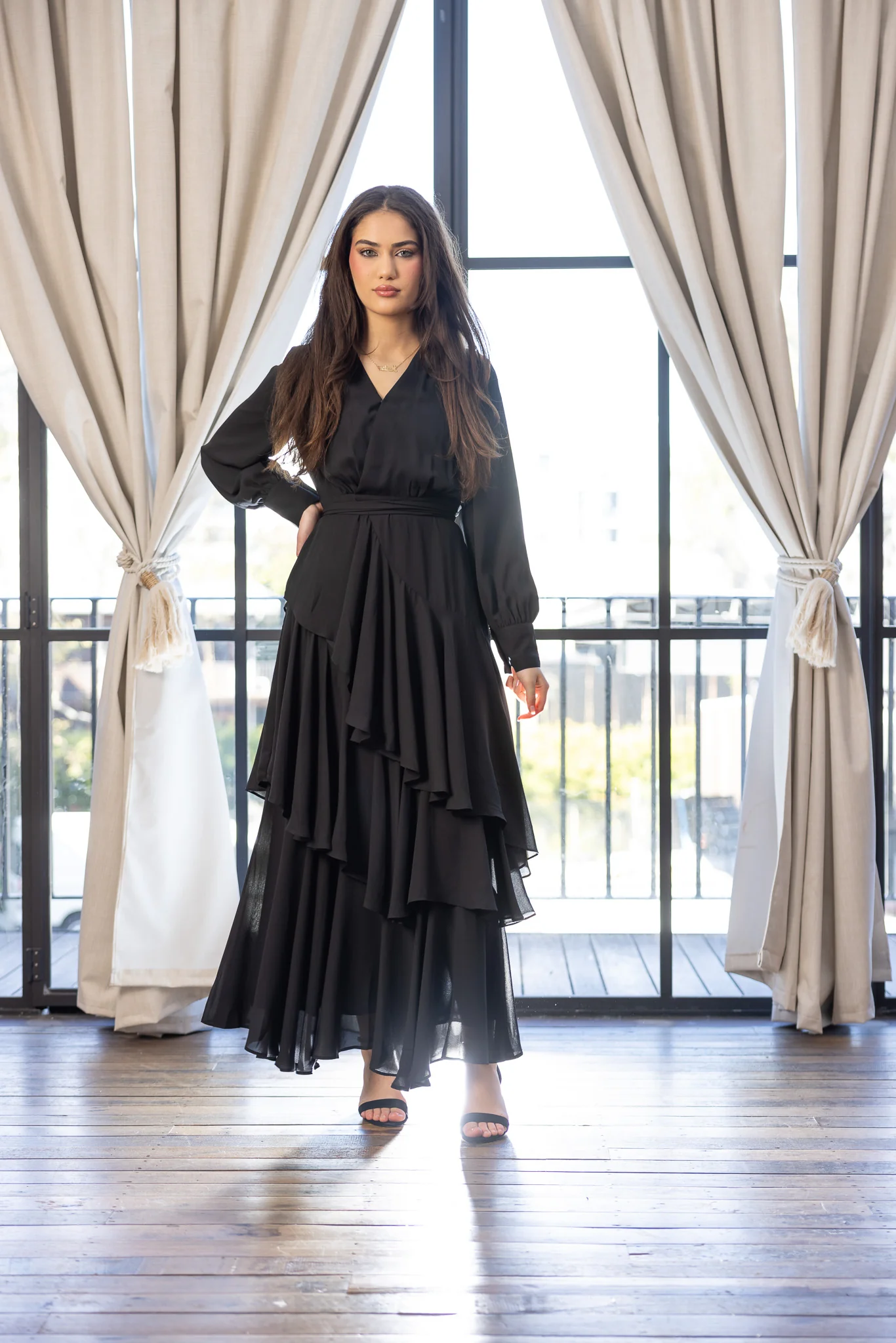 Ellaine Tiered Maxi Dress - Image 4