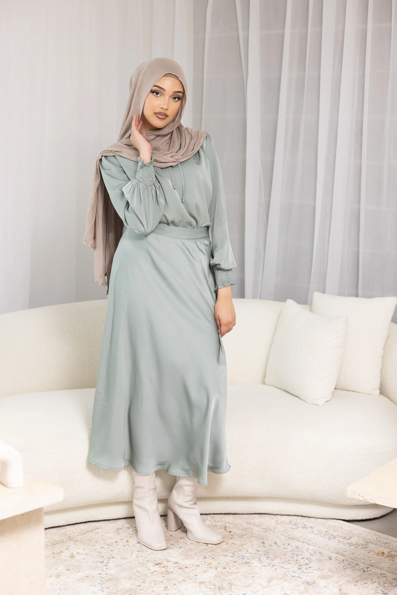 Ellarose Satin Blouse