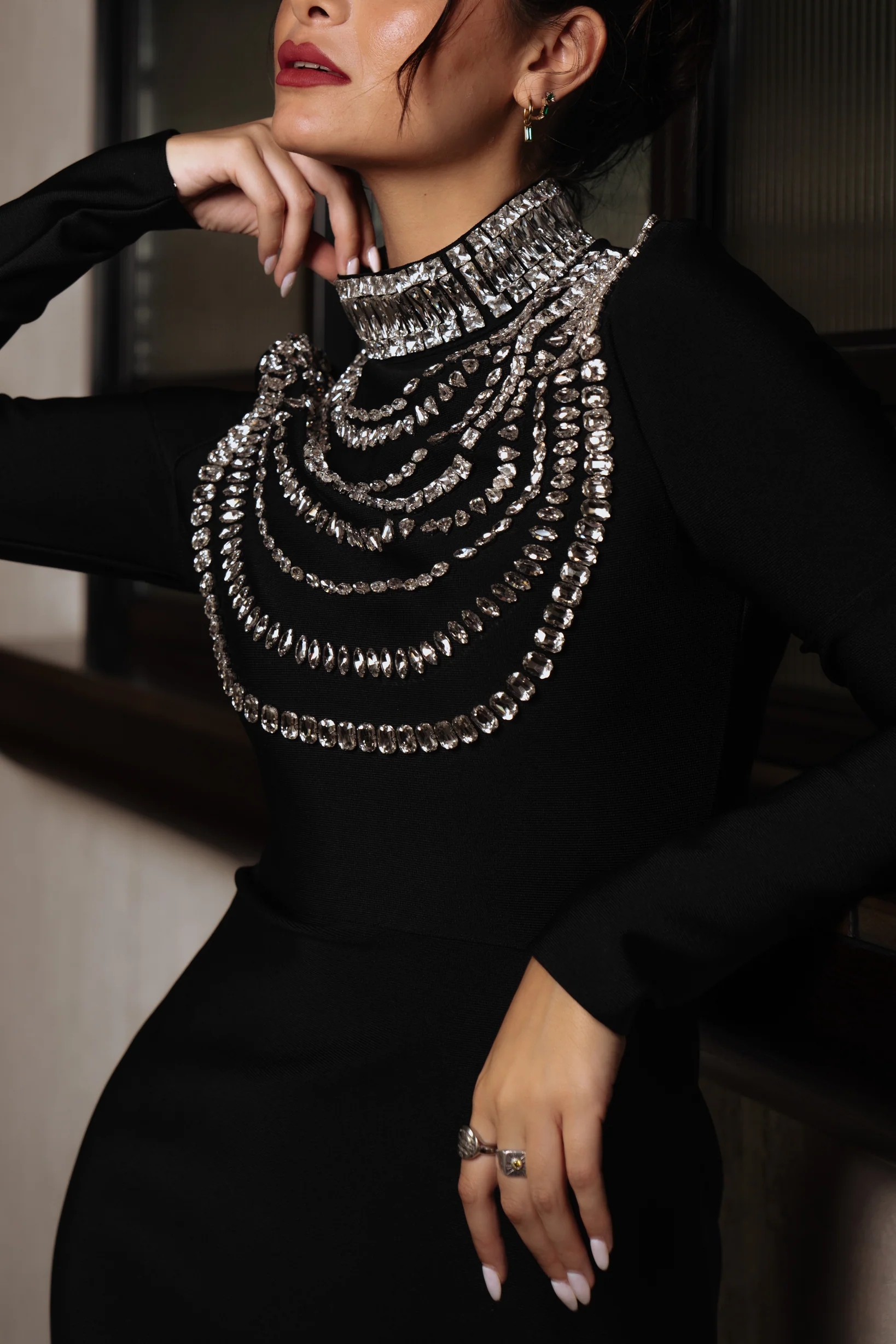 Embellished Skyline Dress - Image 7