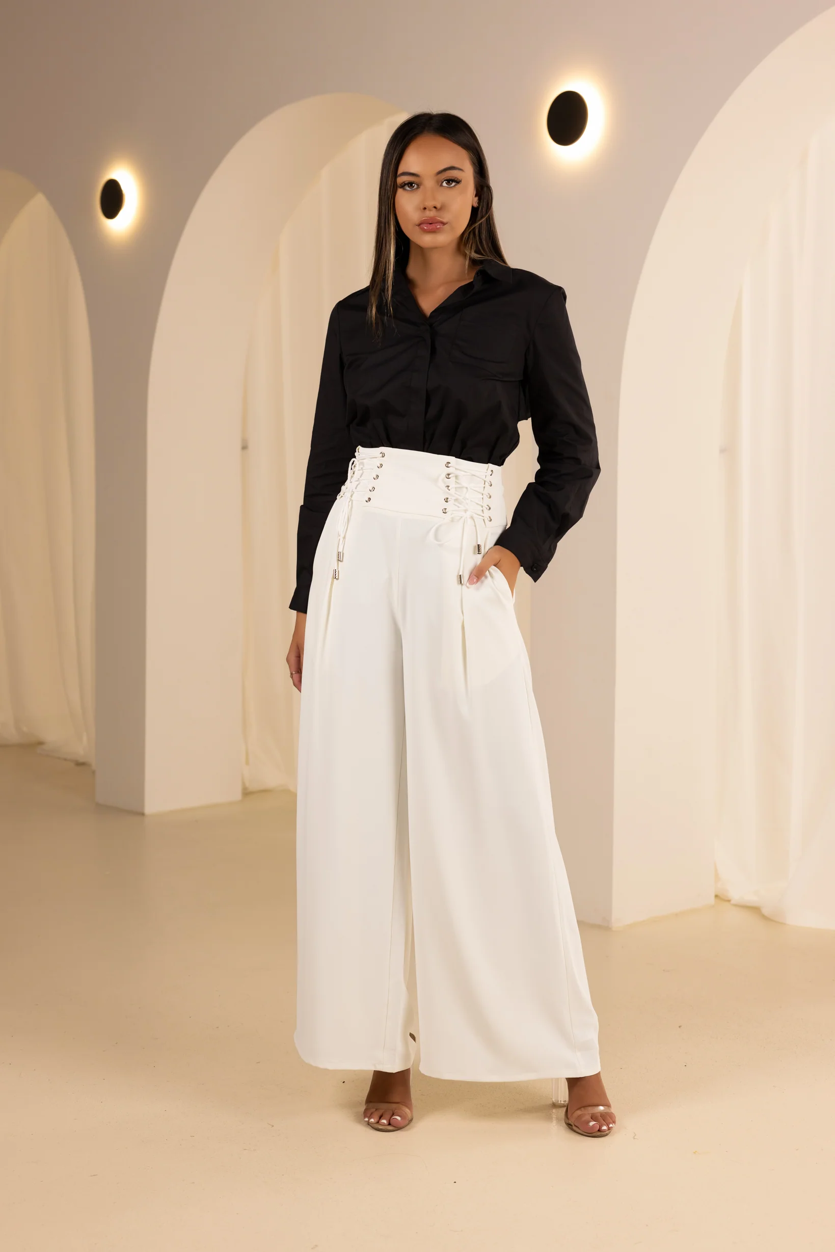 Entwine Wide Leg Pants - Image 3
