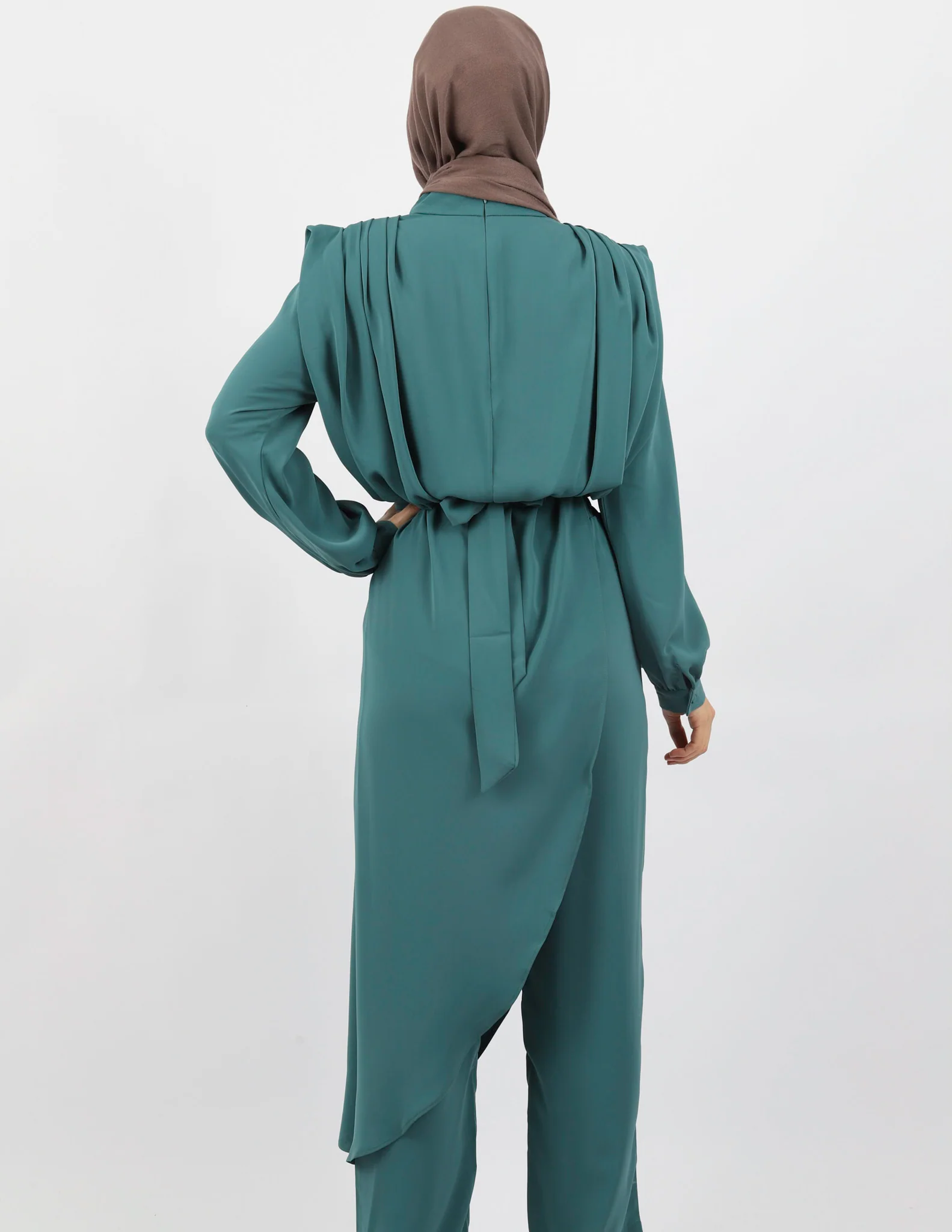 Escape Azora Asymmetric Blouse and Pants Set - Image 14