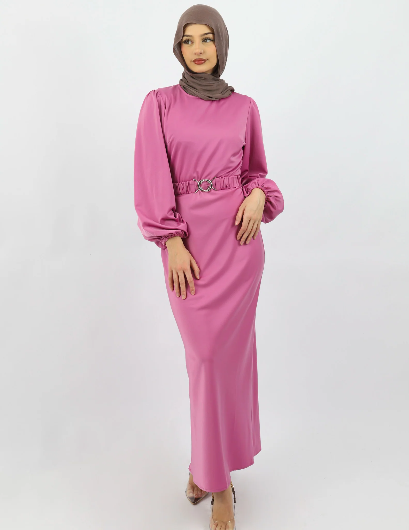 Escape Maysoon Satin Dress - Image 4