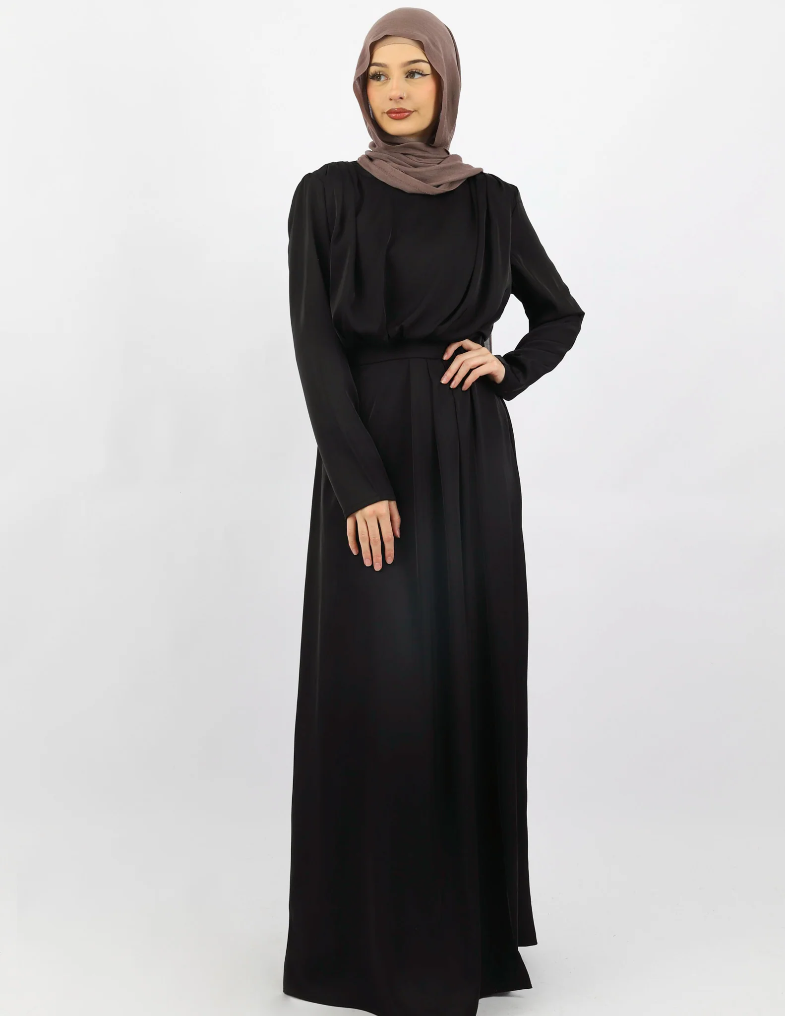 Escape Pleat Wrap Dress - Image 10
