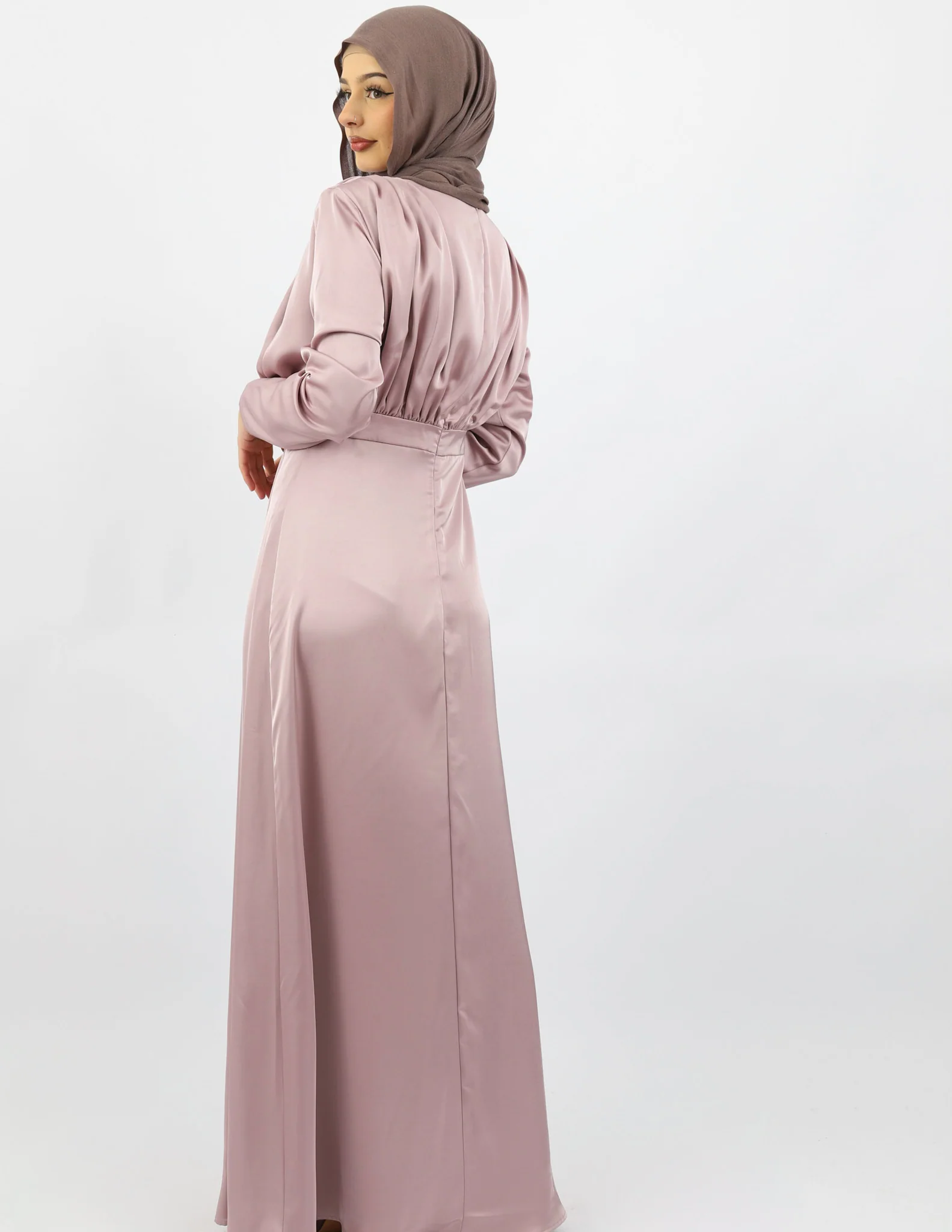 Escape Pleat Wrap Dress - Image 4