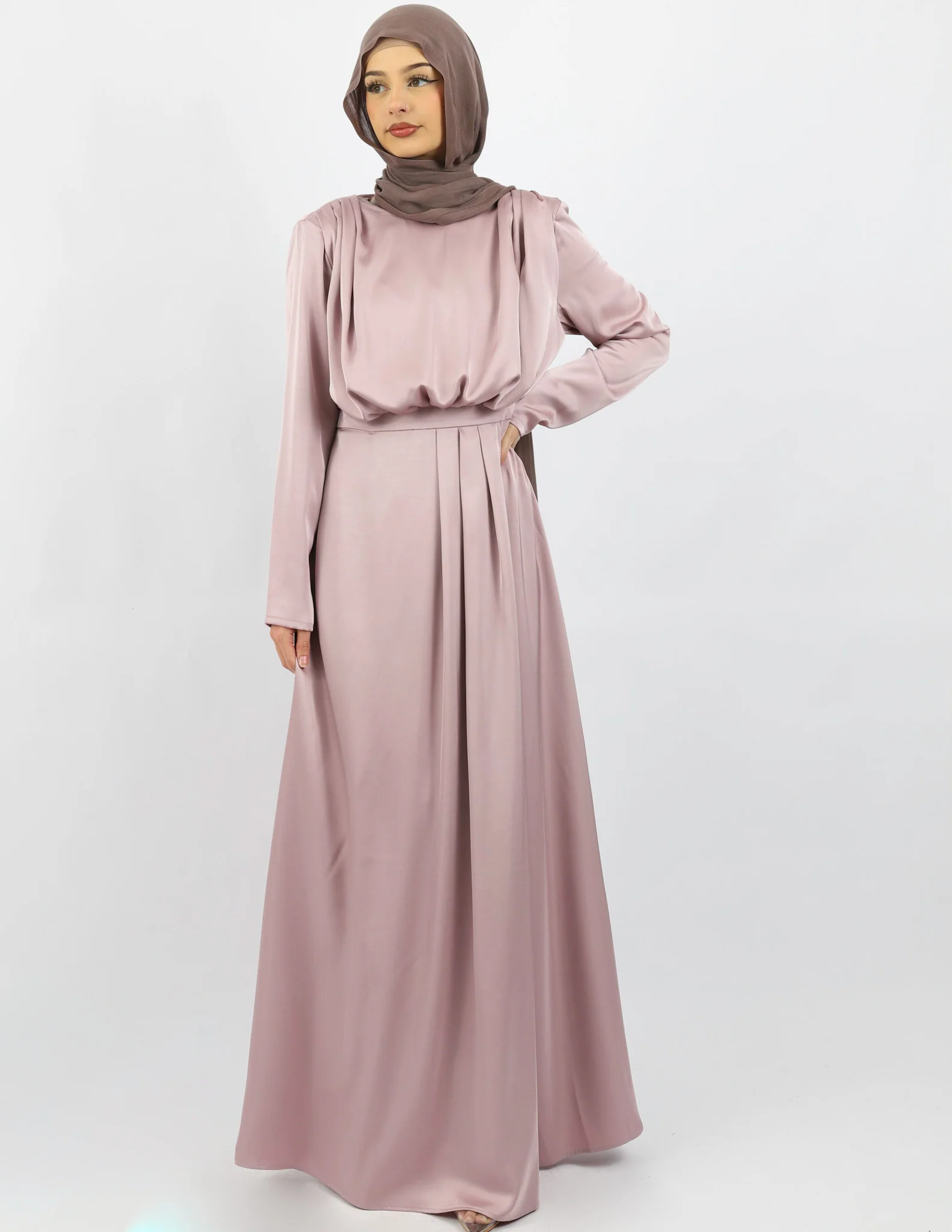Escape Pleat Wrap Dress - Image 5