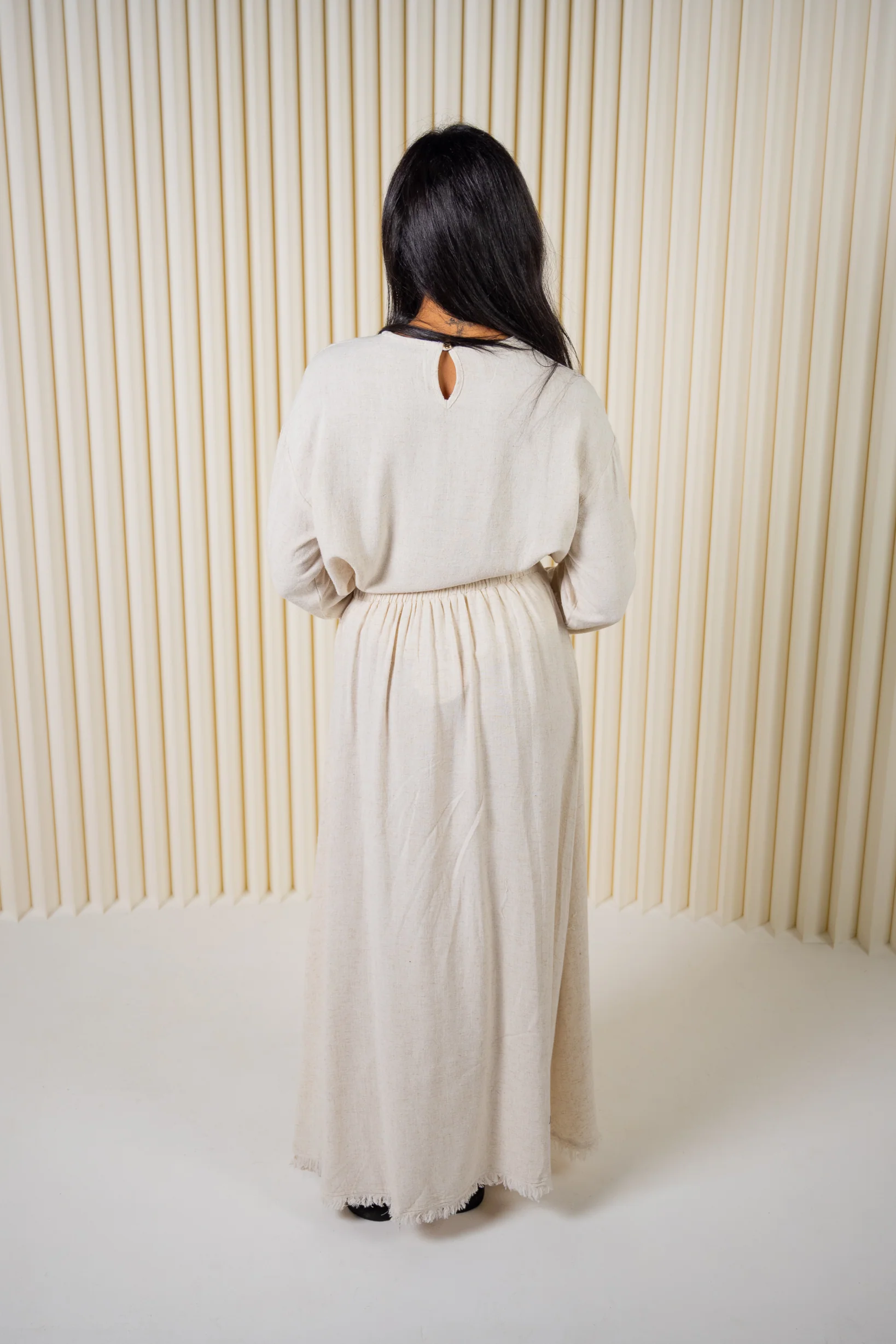 Evaline linen Skirt & Top Set - Image 9