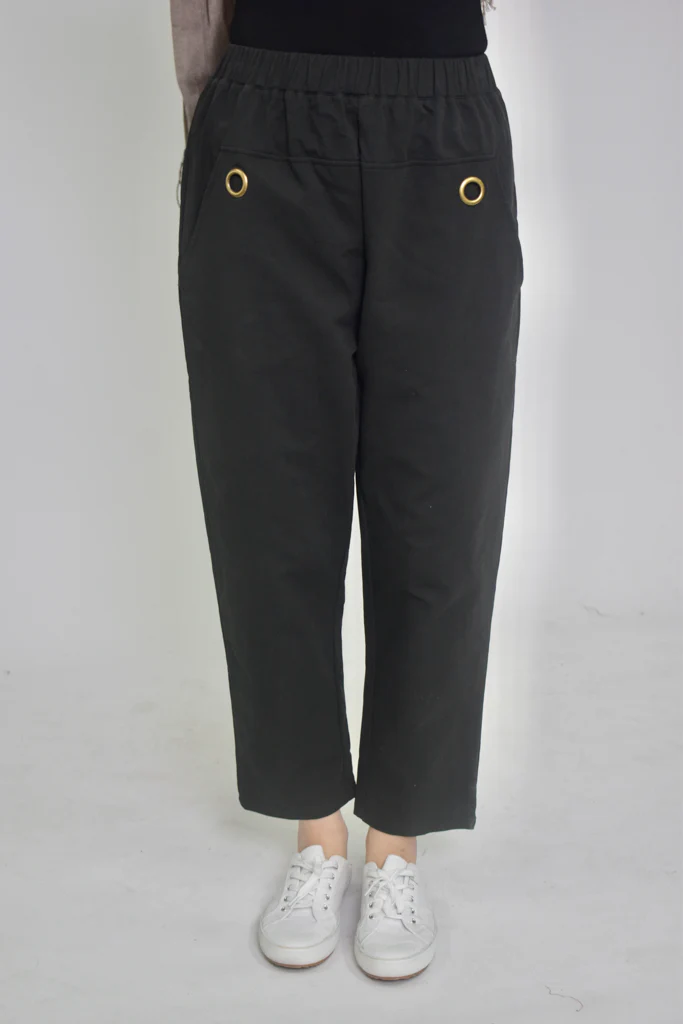 Eyelet Harem Pants - Image 5