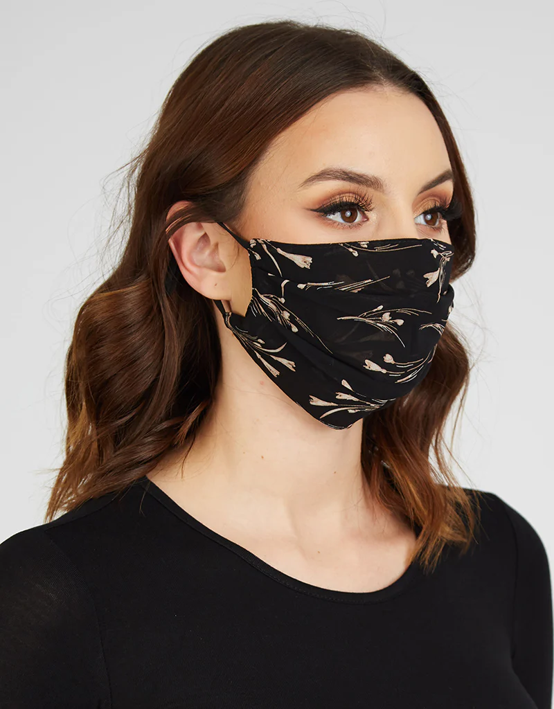 Face Mask Floral Chiffon - Image 4
