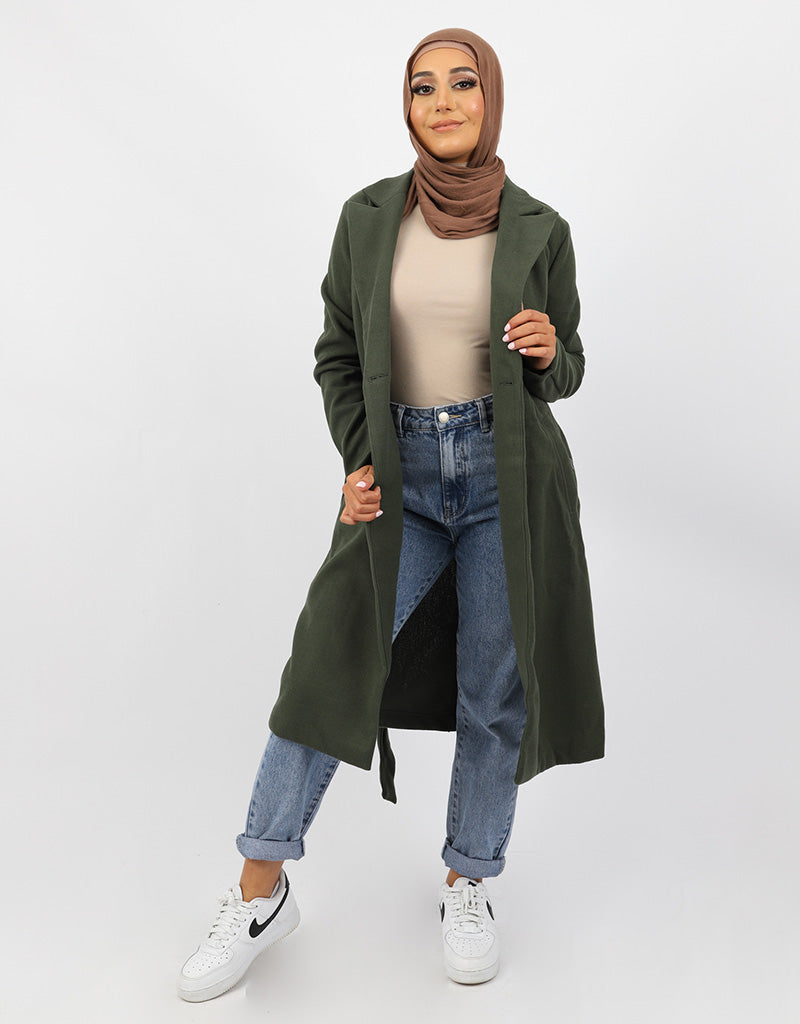Fleece Trench Coat - Image 14