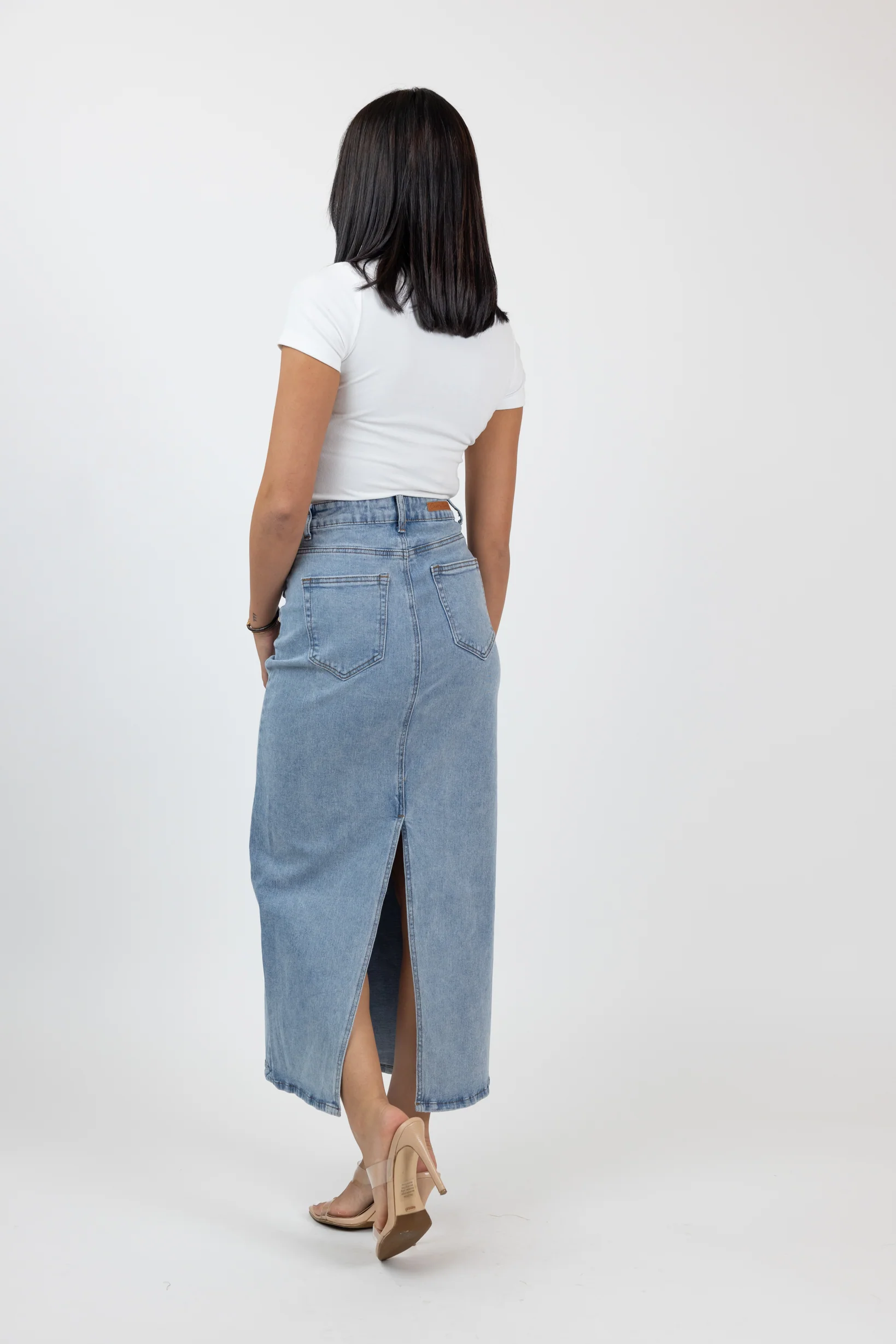 Front Pocket Light Maxi Skirt - Image 6
