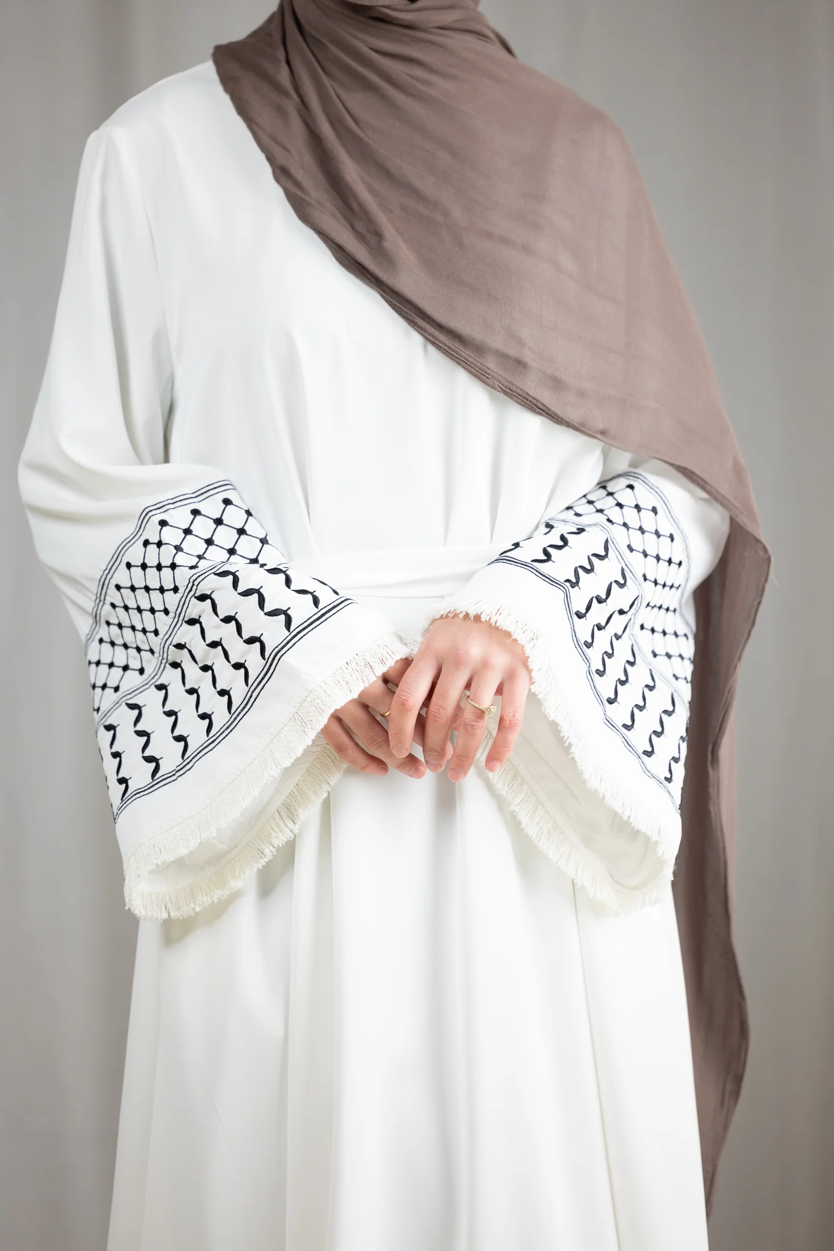 Gaza Embroidered Abaya - Image 13