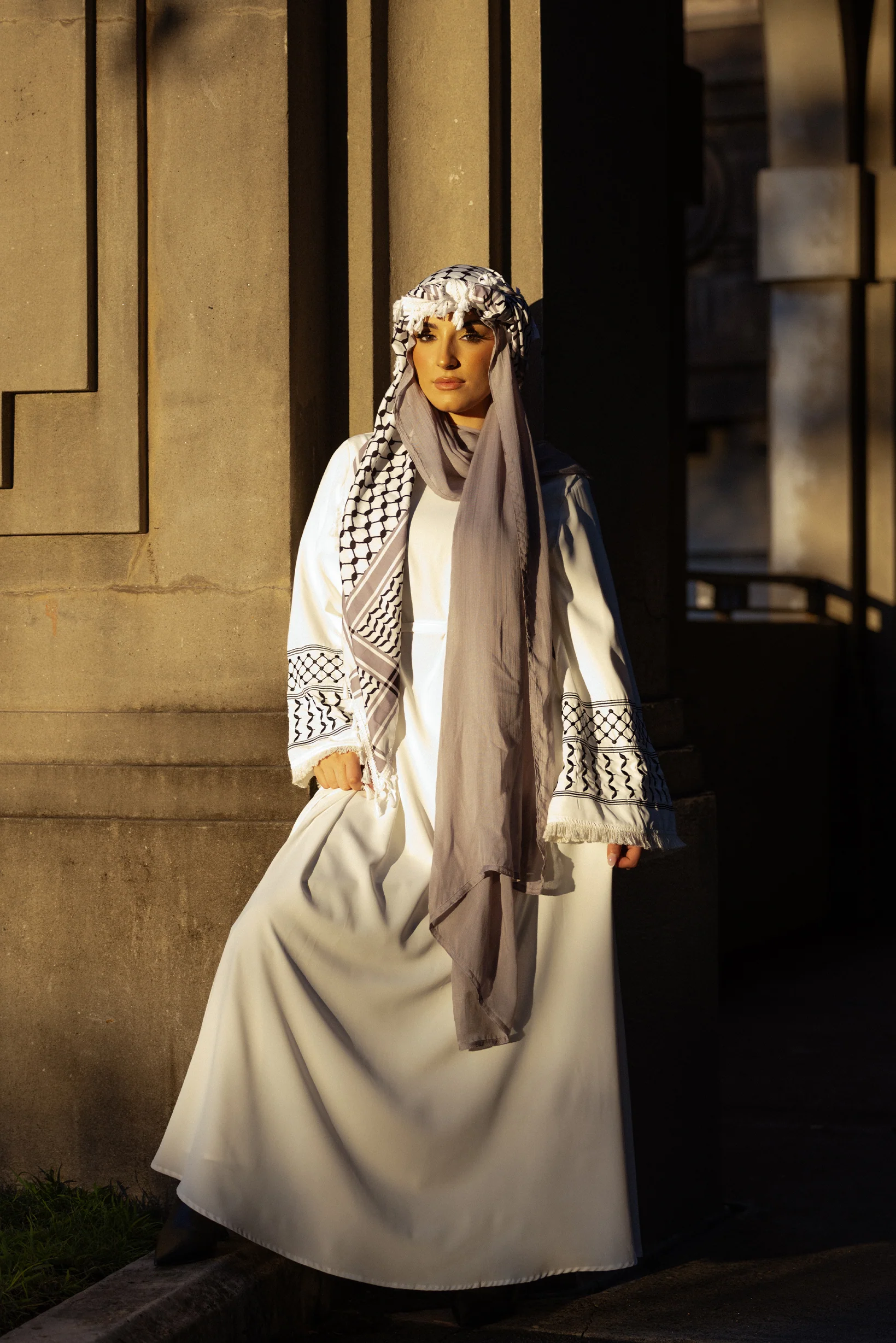Gaza Embroidered Abaya - Image 8
