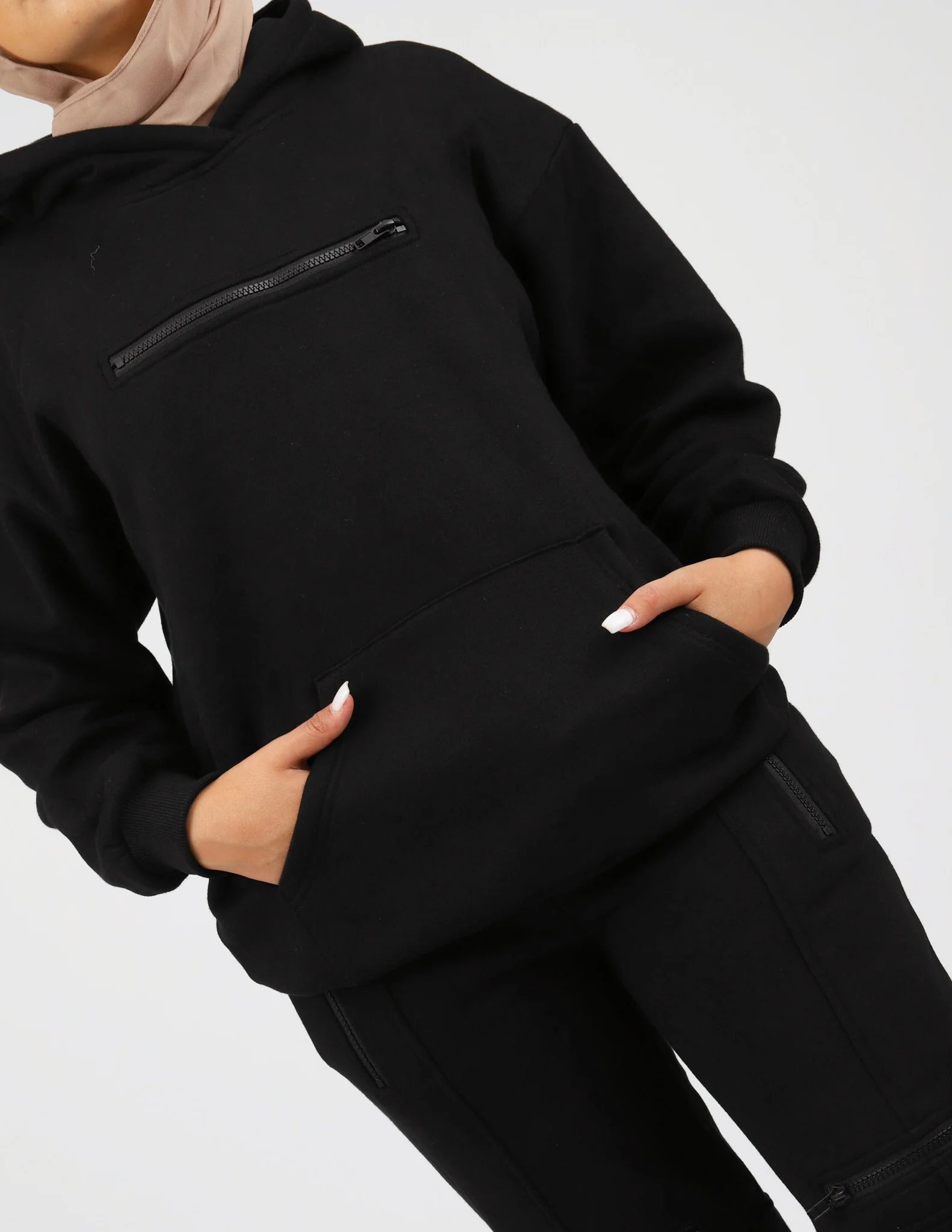 Urban Zip Detail Hoody - Image 10