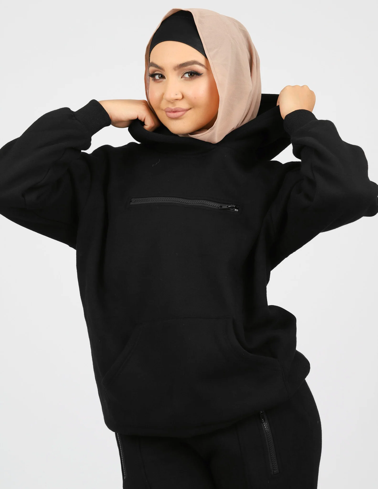 Urban Zip Detail Hoody - Image 12