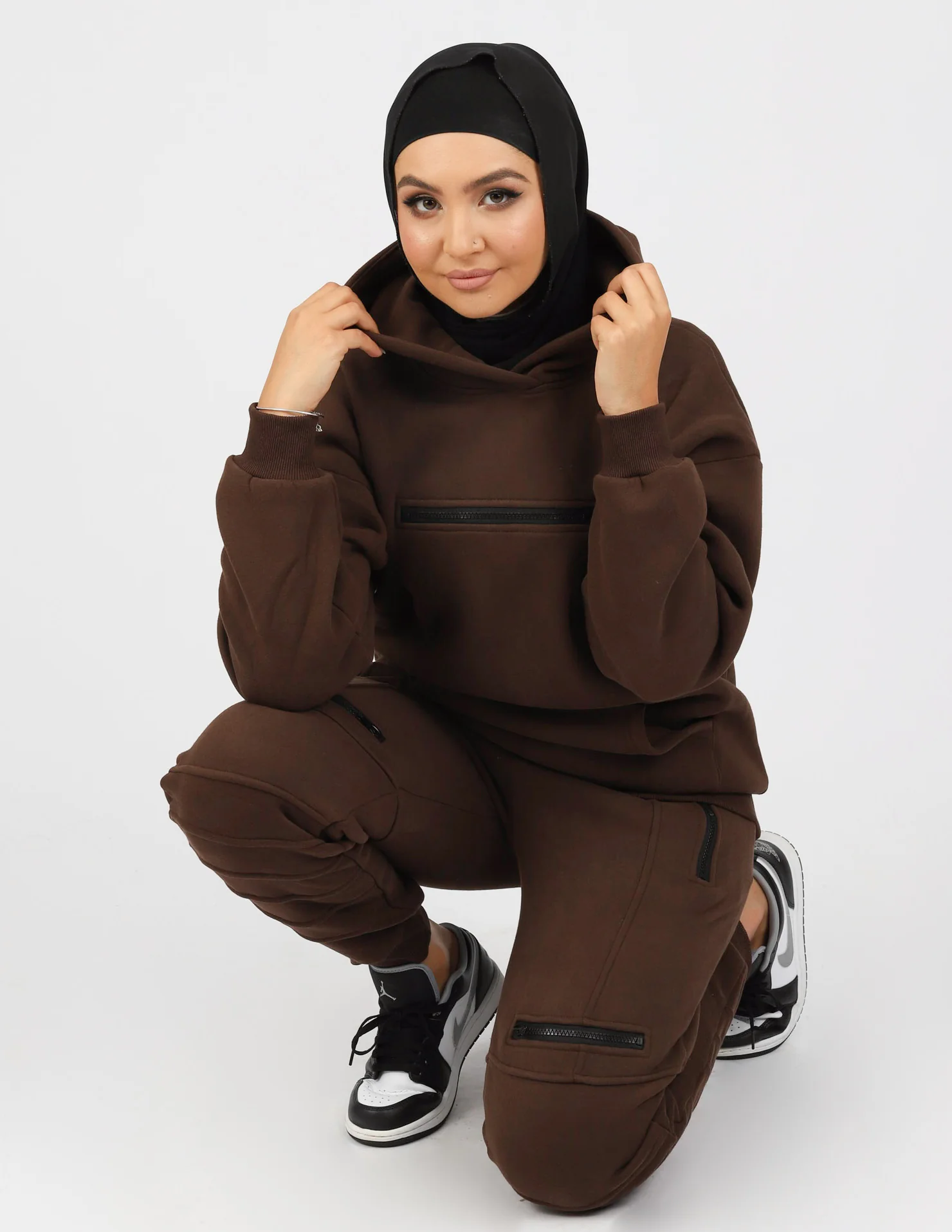 Urban Zip Detail Hoody - Image 5