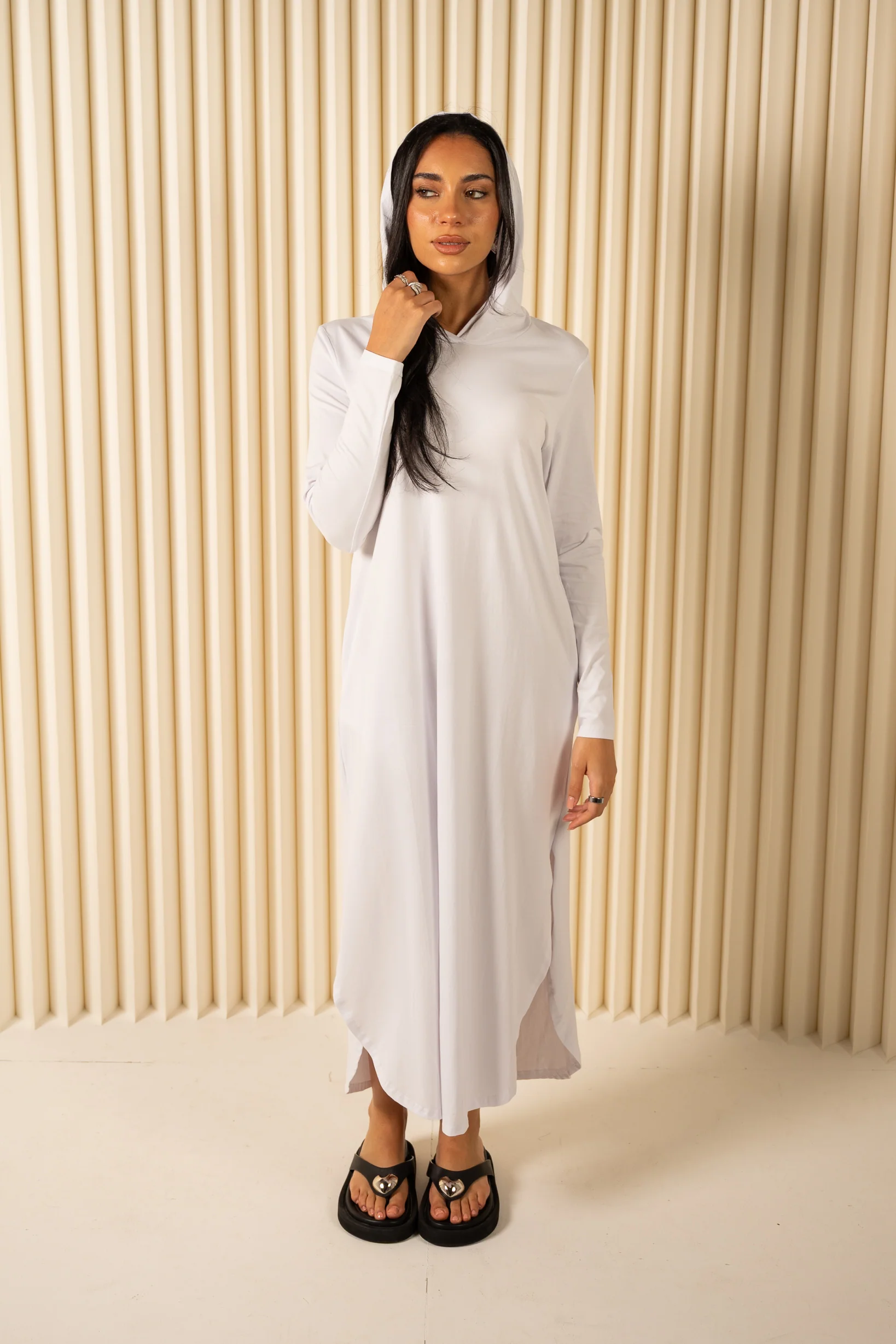 Hala Hooded Long Top - Image 4