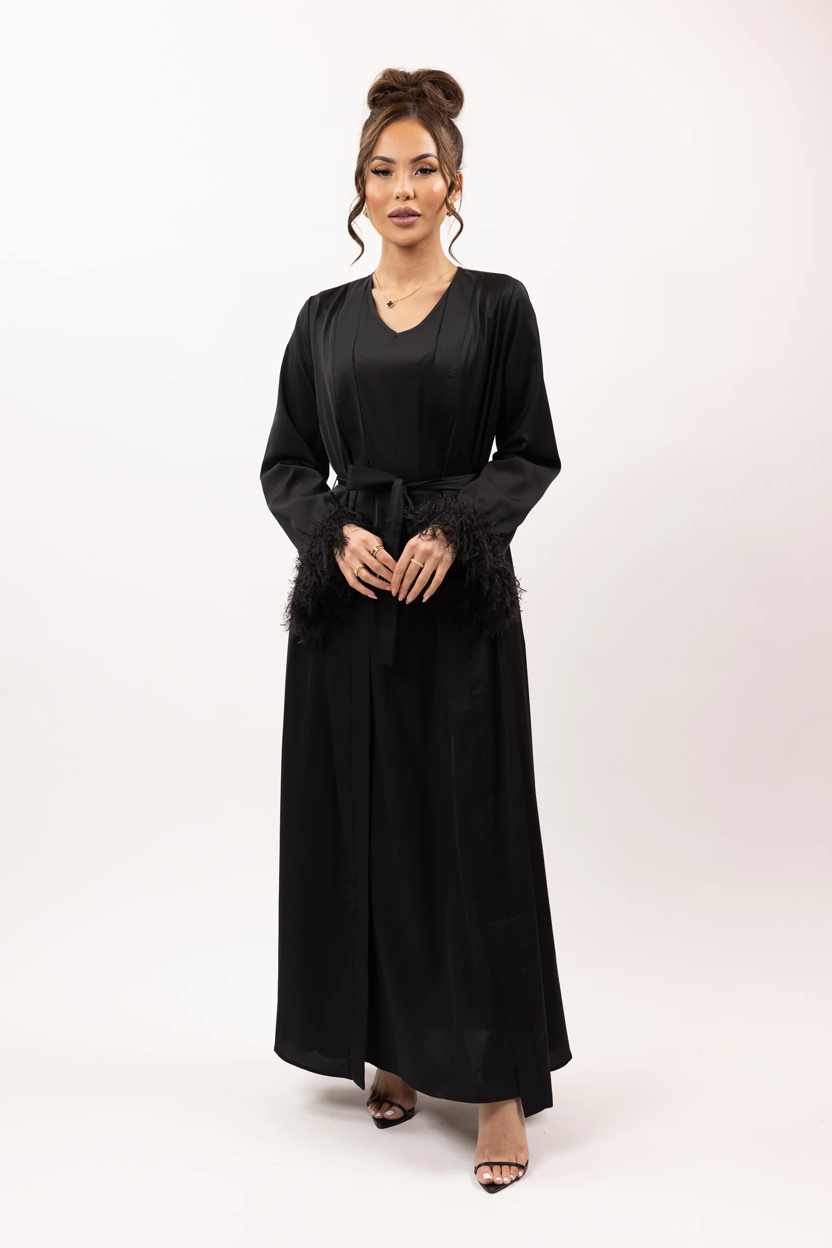 Hanna Feather Sleeve 2pc Set - Image 5