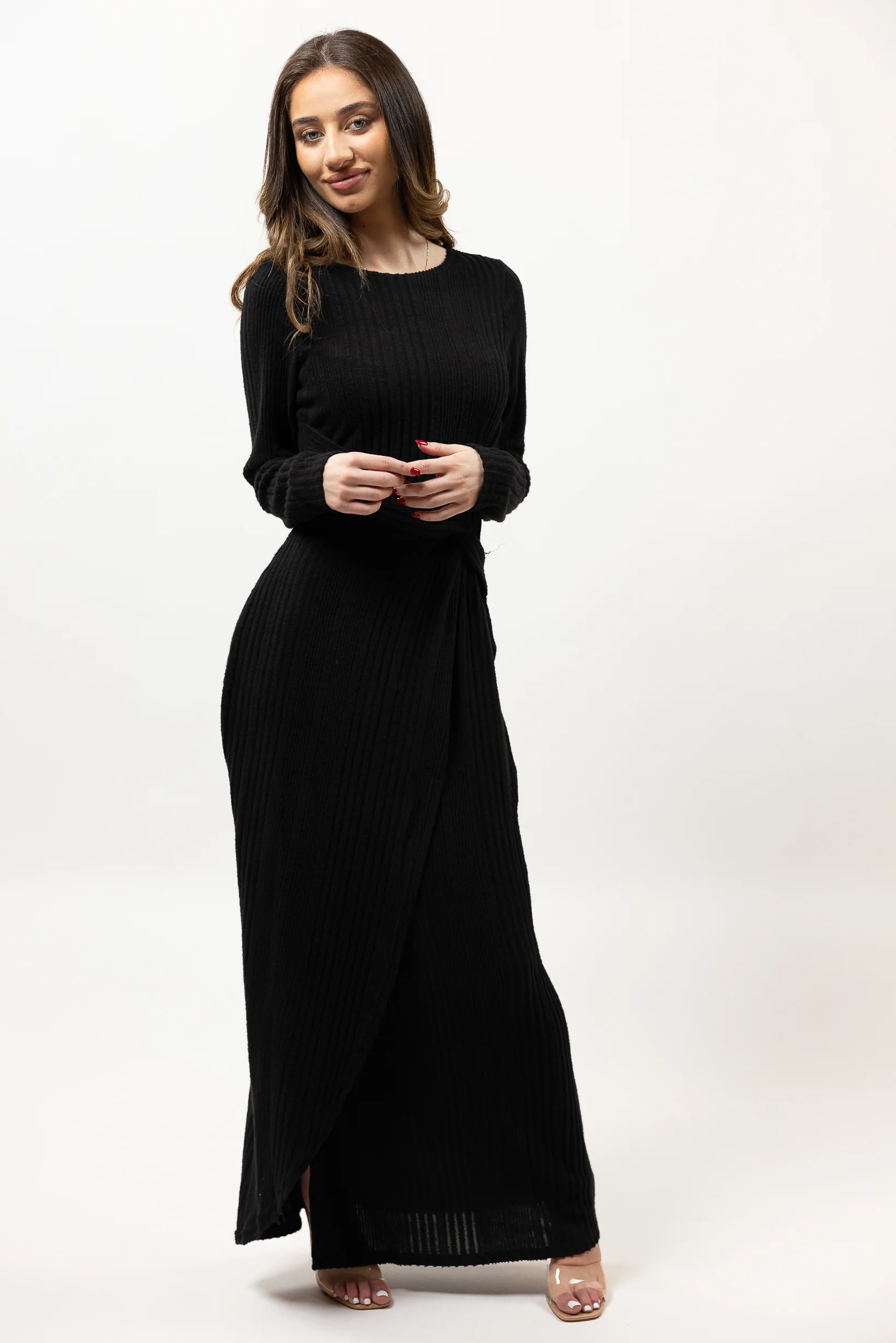 Harlow Wrap Knot Dress - Image 8