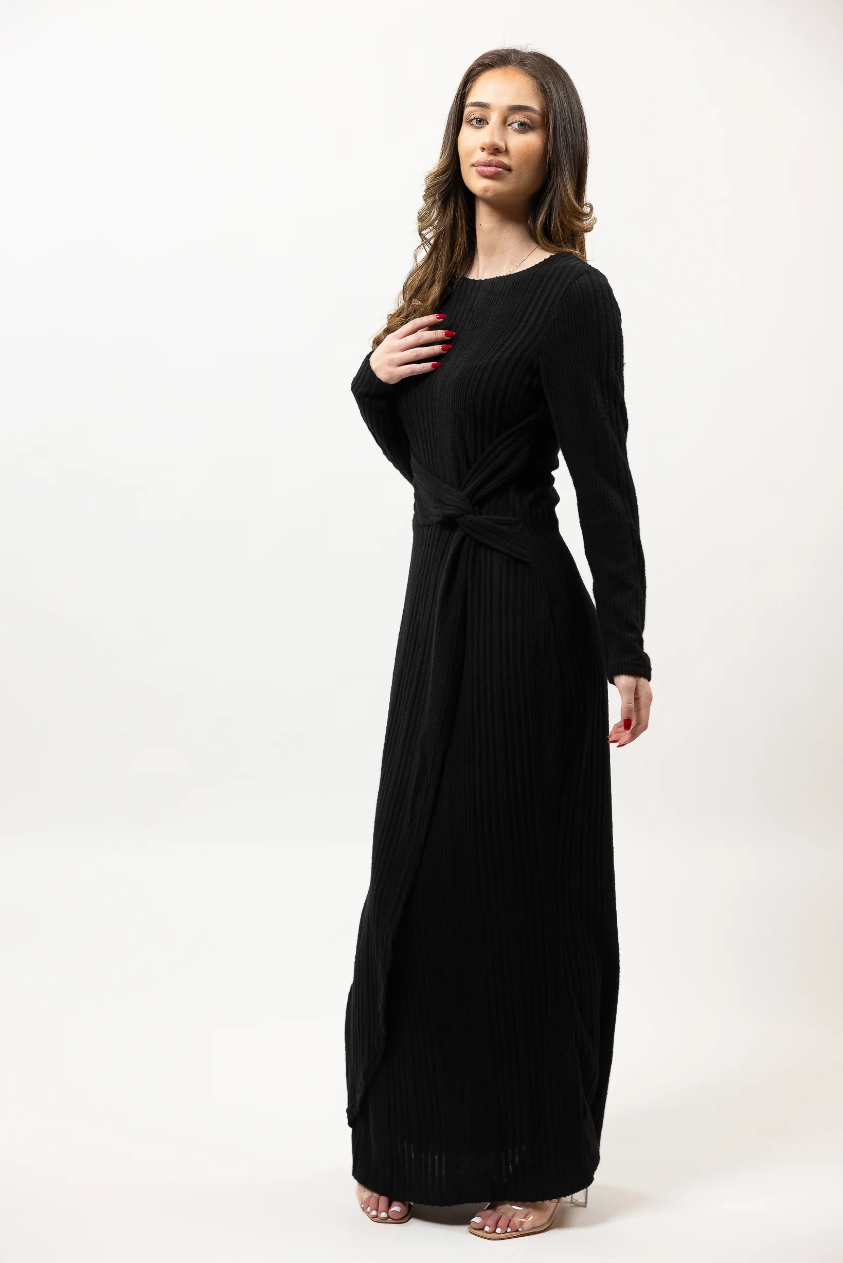 Harlow Wrap Knot Dress - Image 9