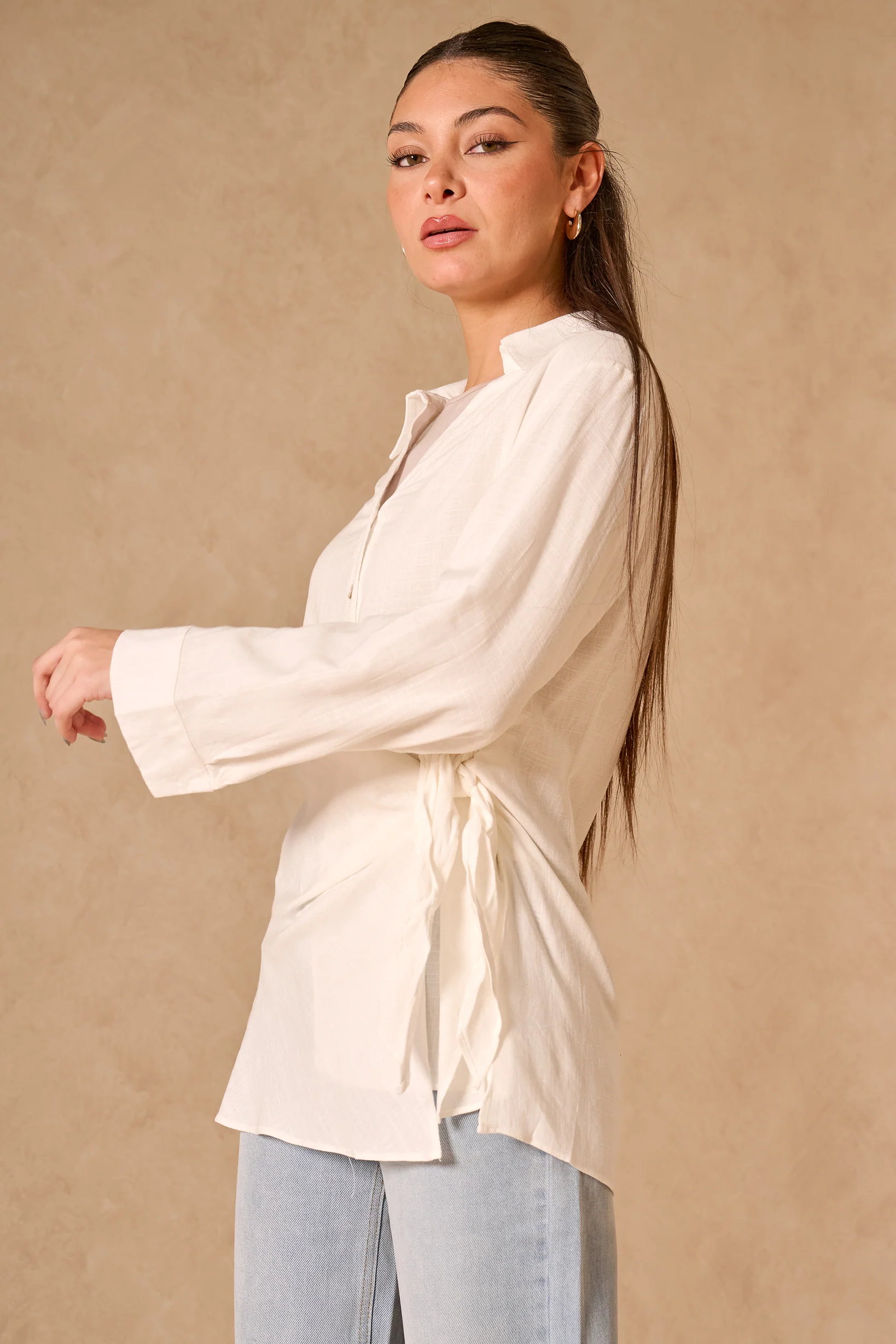 Harper Wrap Shirt - Image 10