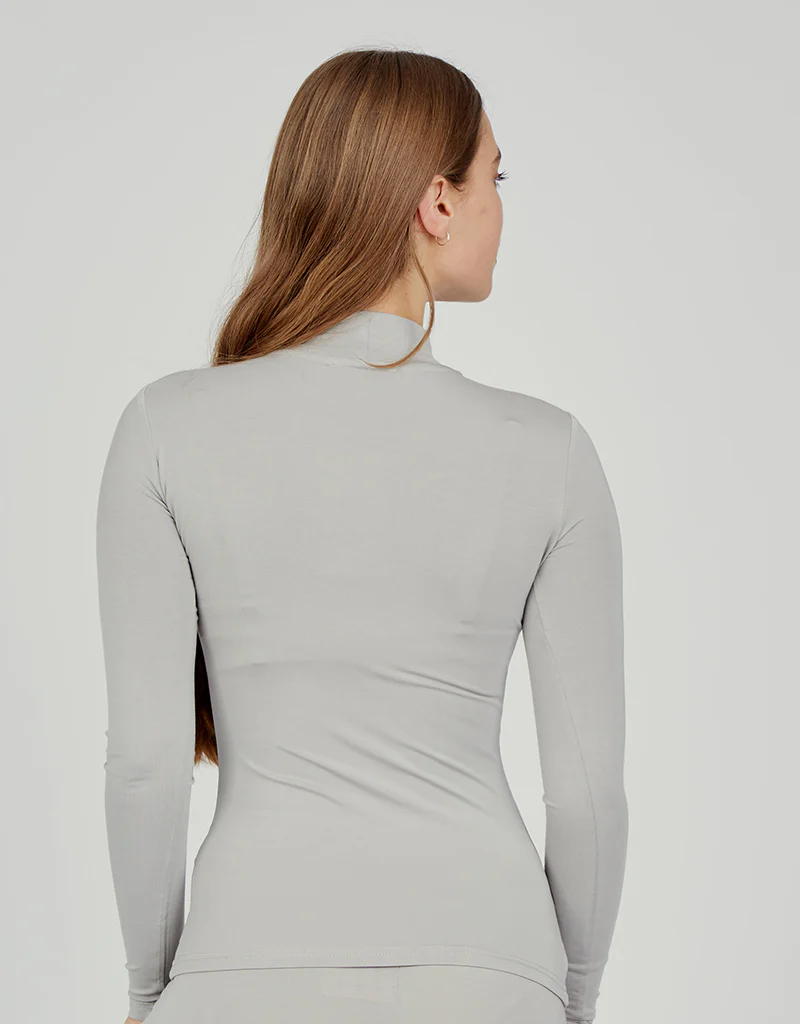 High Neck Cotton Body Top - Light Shades - Image 16