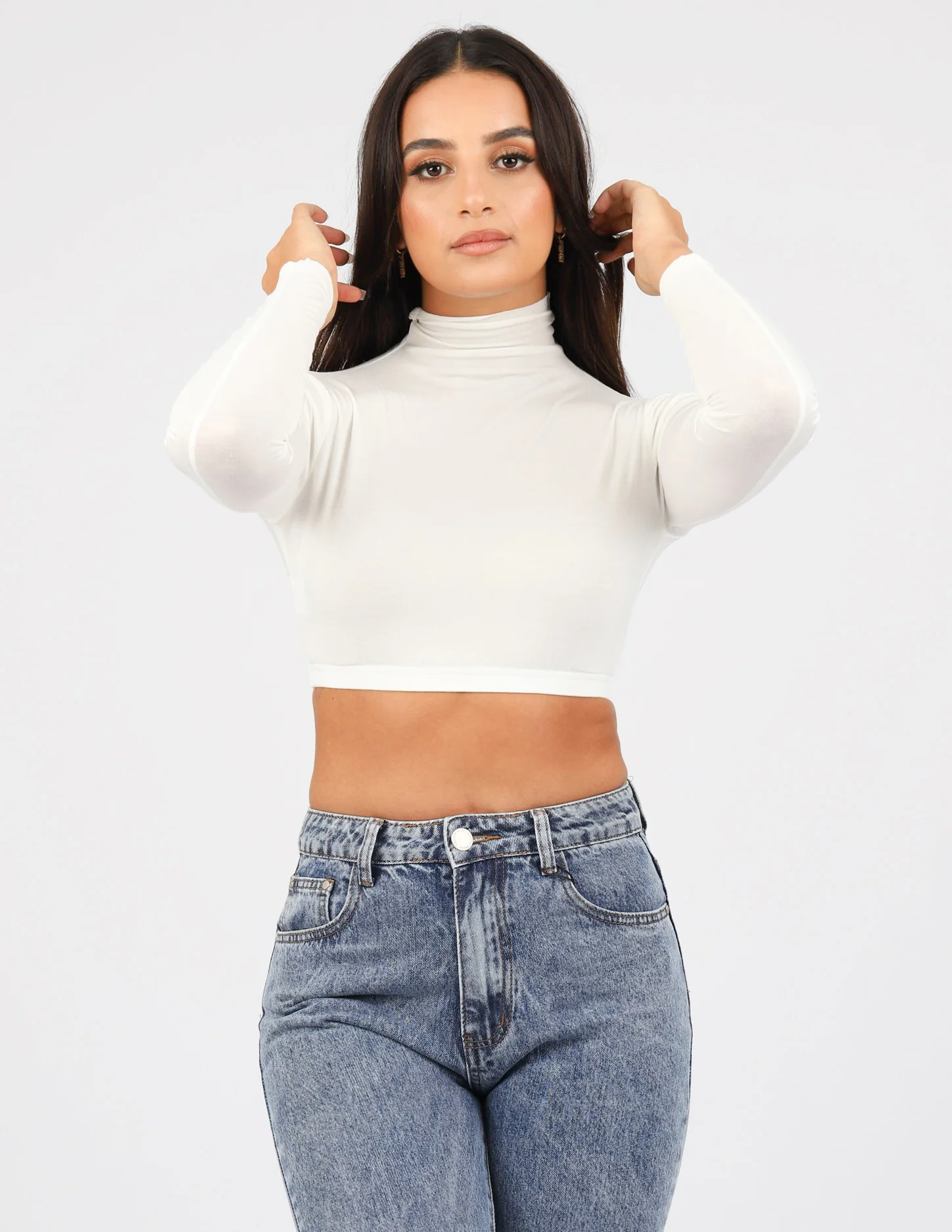 High Neck Crop Body Top - Image 13