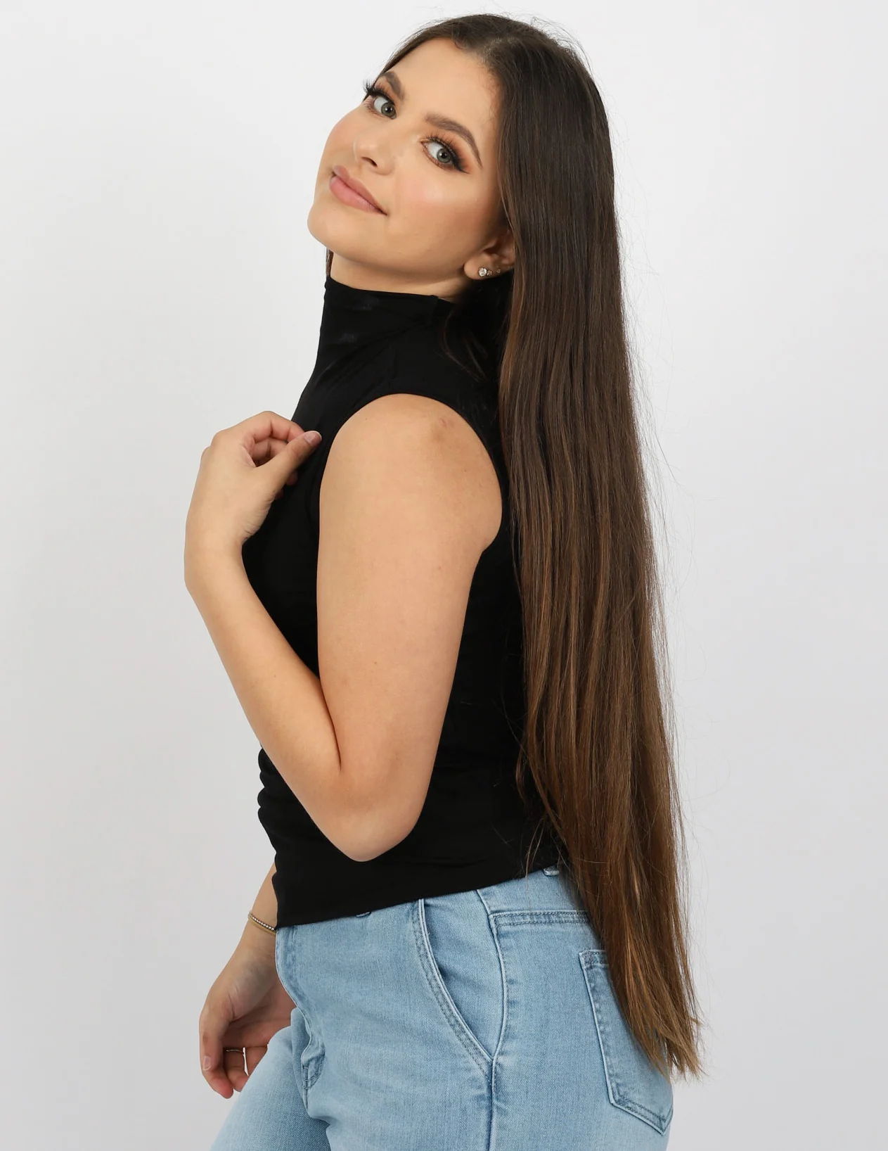High Neck Sleeveless Body Top - Image 13