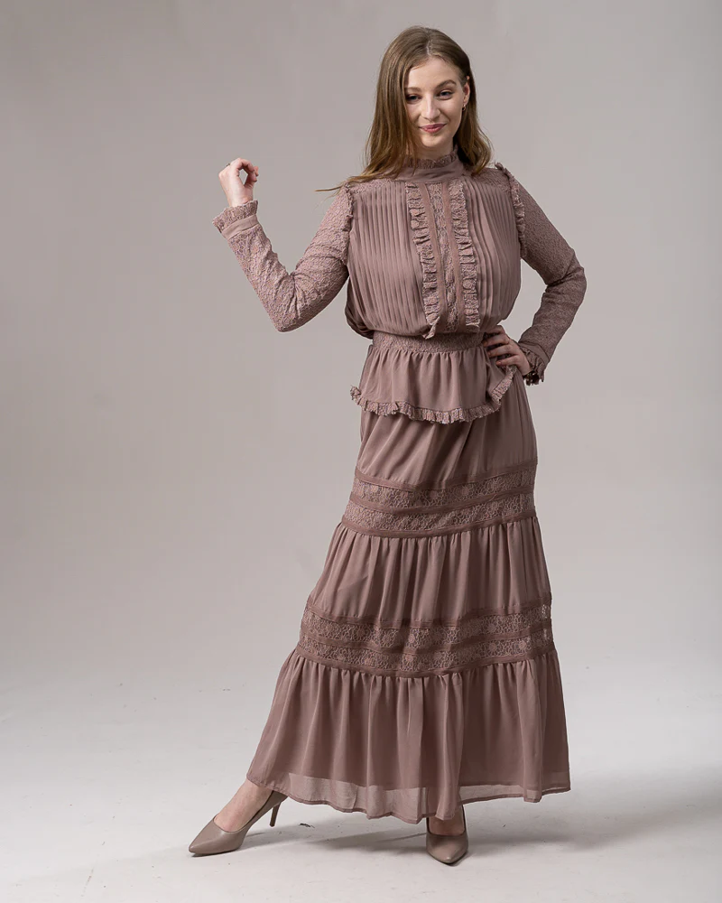 Ida Lace Trim Dress - Image 14