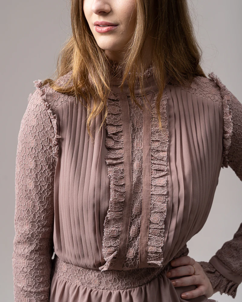 Ida Lace Trim Dress - Image 15