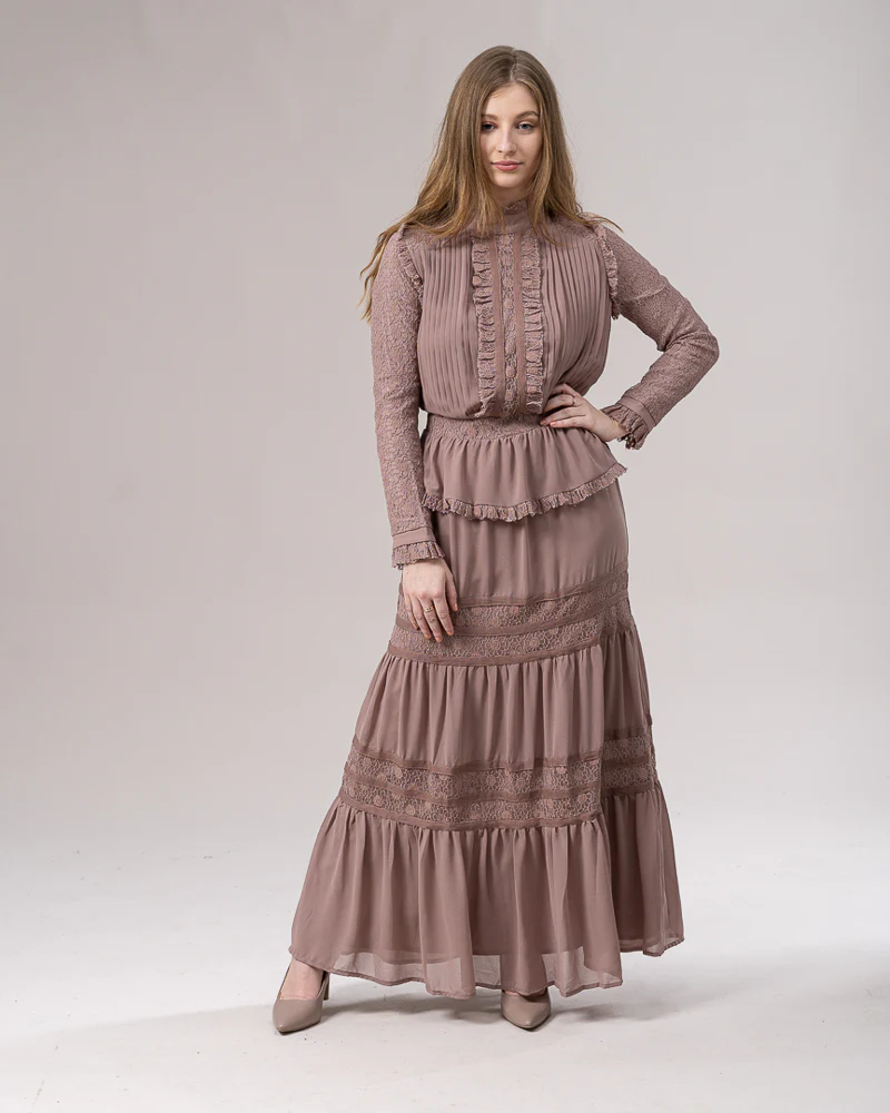 Ida Lace Trim Dress - Image 9